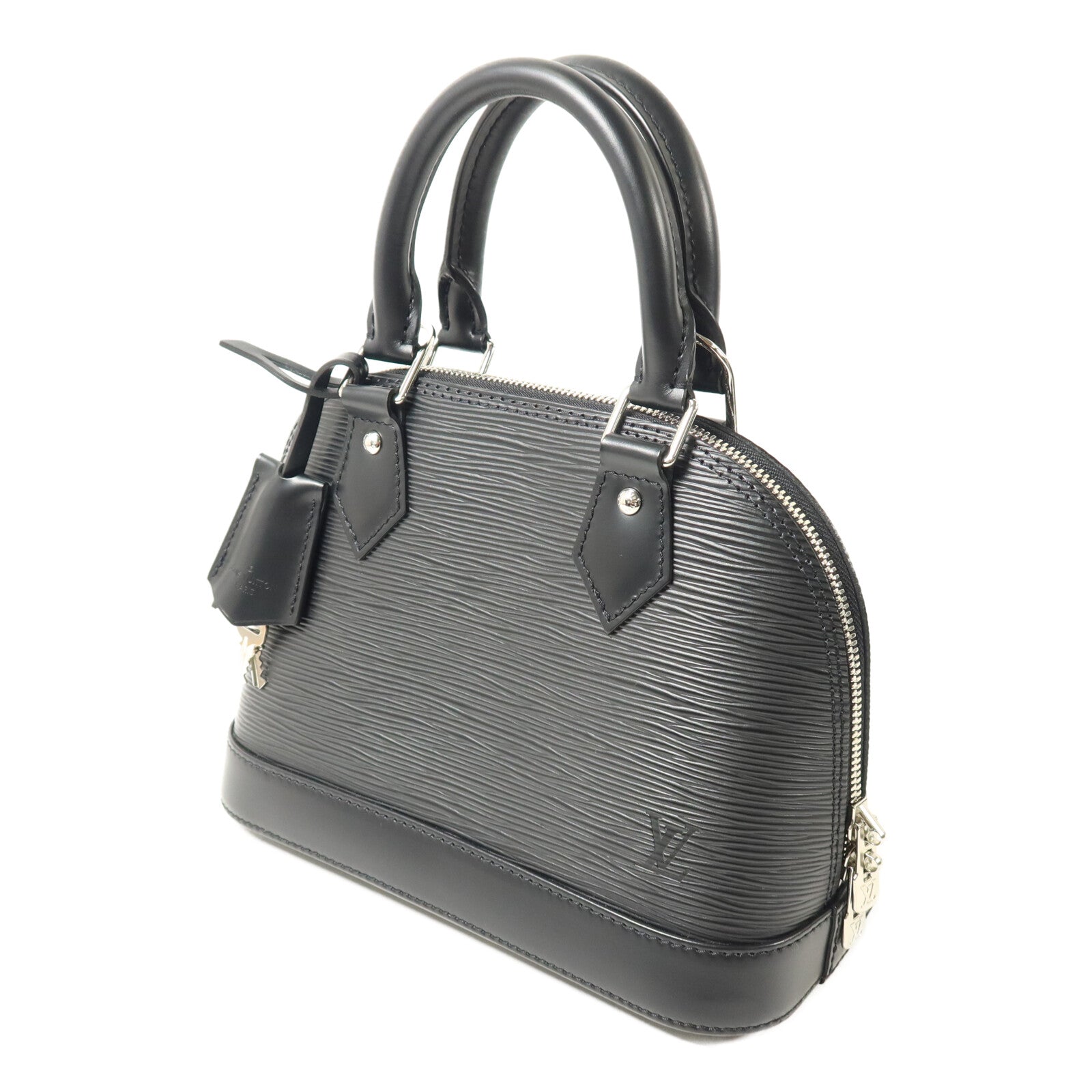 LOUIS VUITTON Epi Alma BB銀扣手挽肩背兩用袋