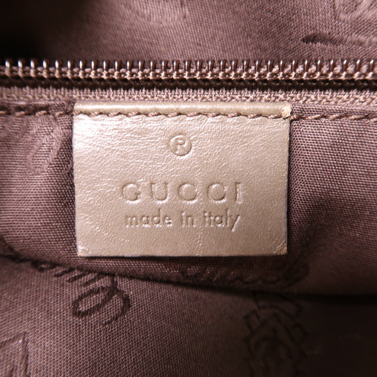 GUCCI GG SHW Shoulder Bag 211107 Coated Canvas Green