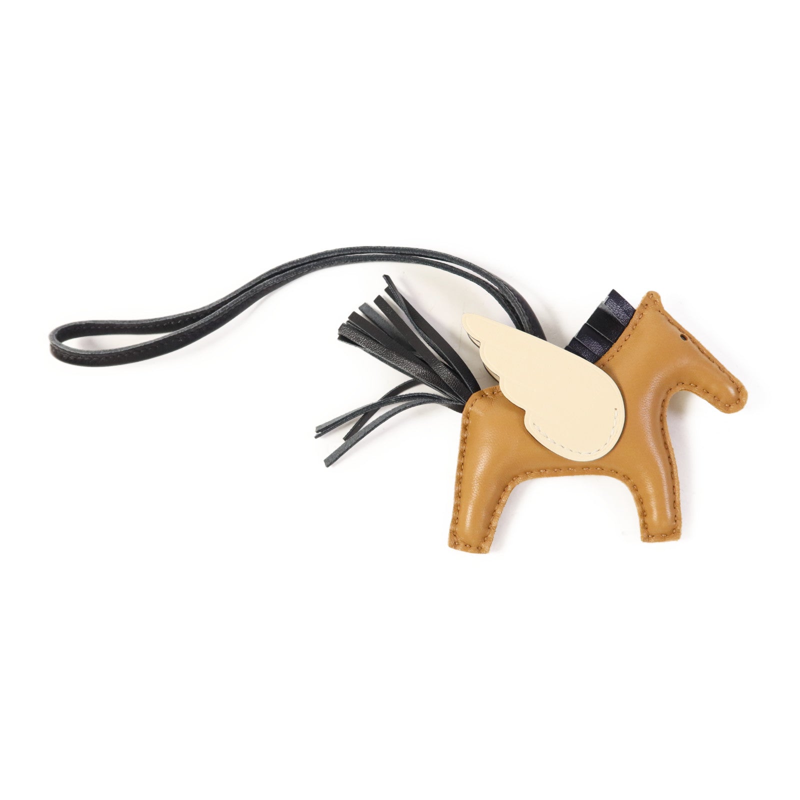 HERMES Milo皮革/Swift皮革Rodeo Pegase PM掛飾