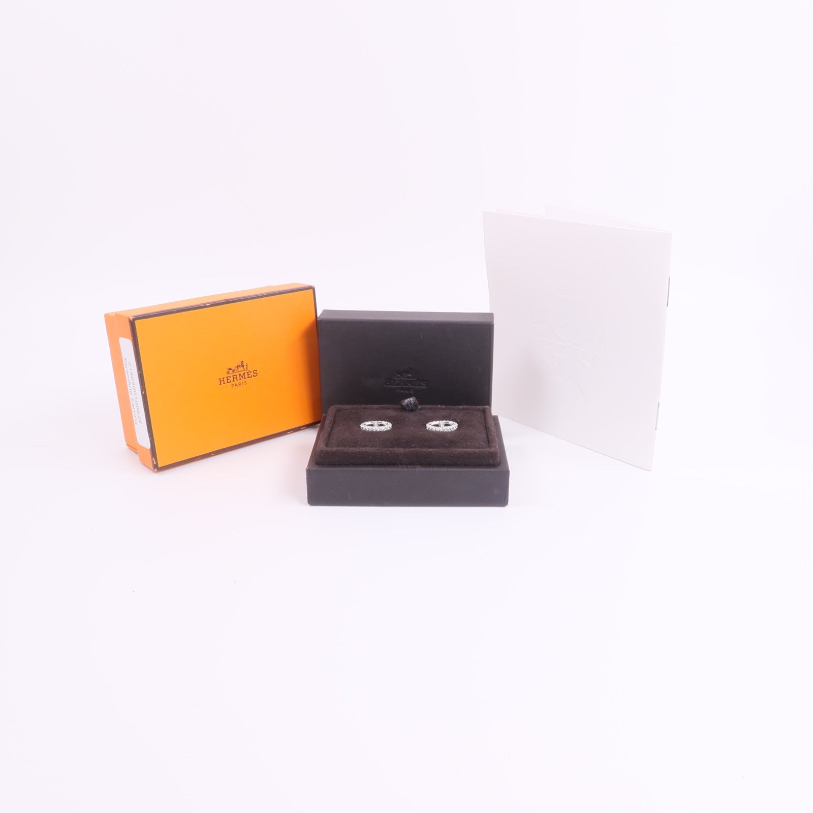 HERMES 18K白金Farandole Earrings鑽石耳環