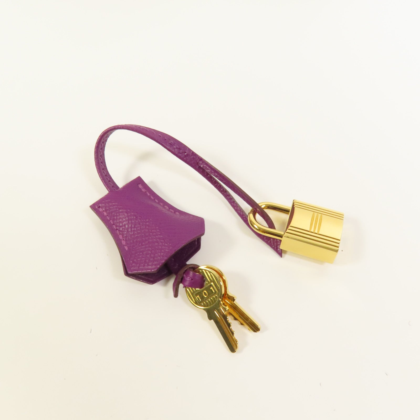 HERMES Epsom皮革Kelly 25金扣手挽肩背兩用袋Anemone