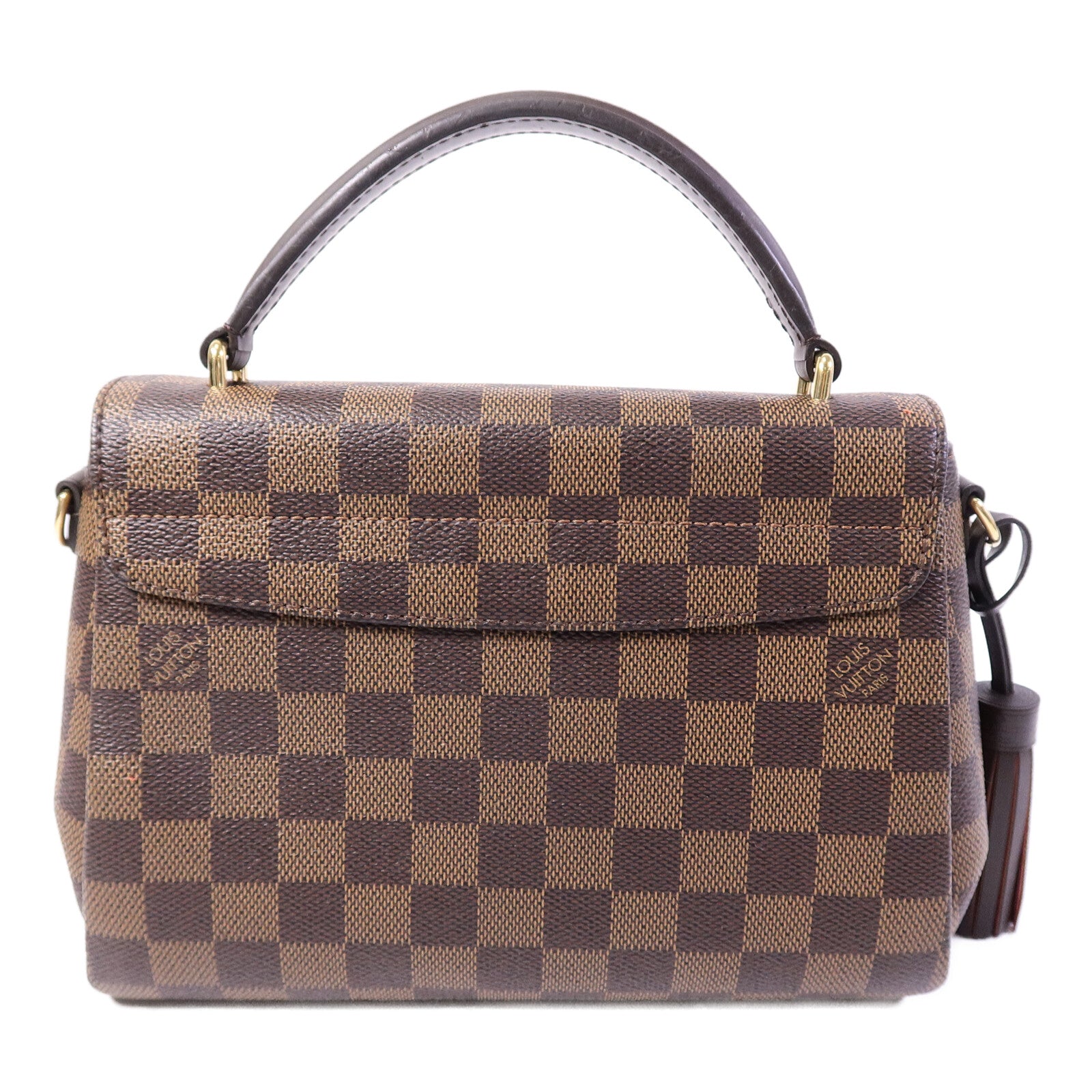 LOUIS VUITTON Damier Croisette手挽肩背兩用袋