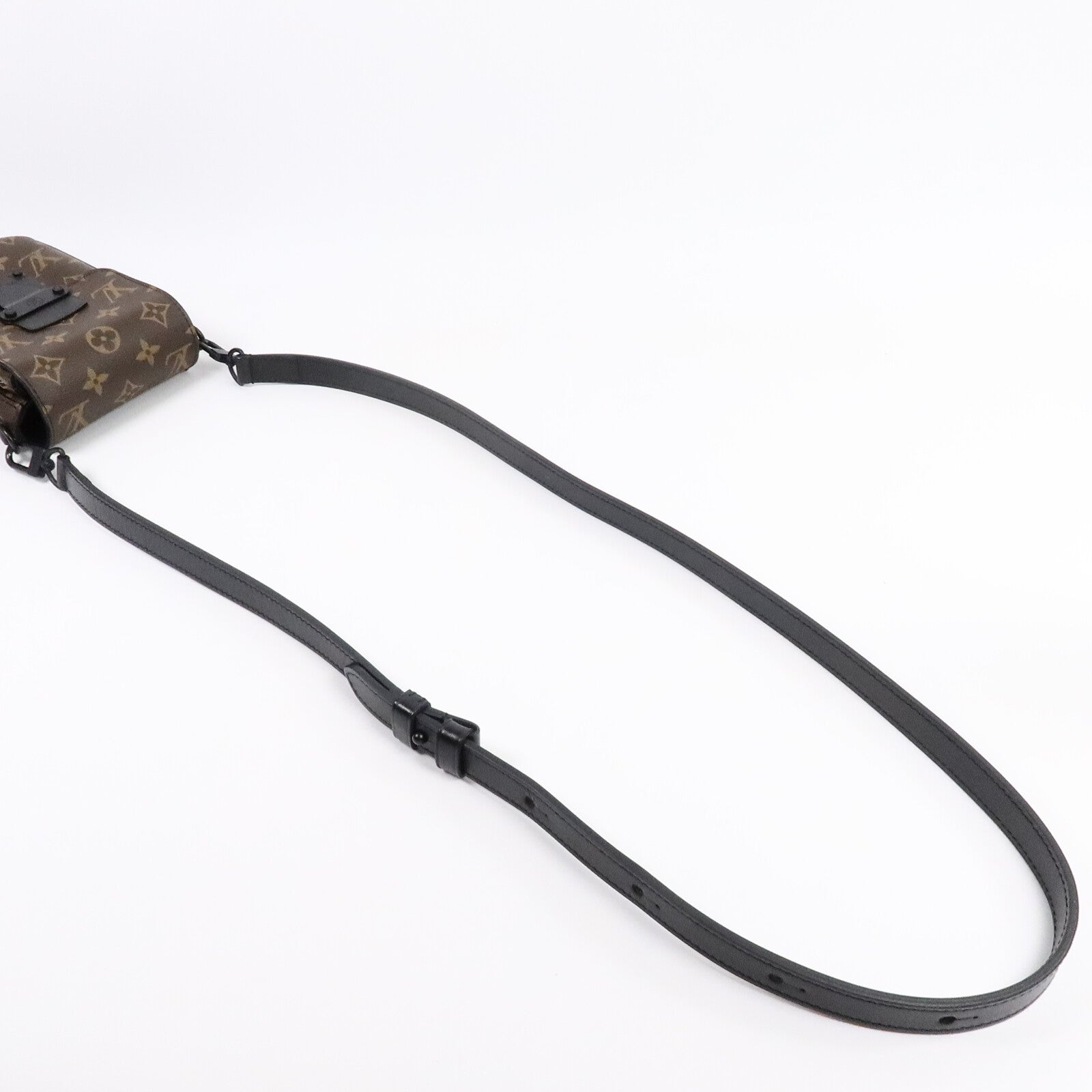 LOUIS VUITTON Monogram Macassar S-Lock肩背袋