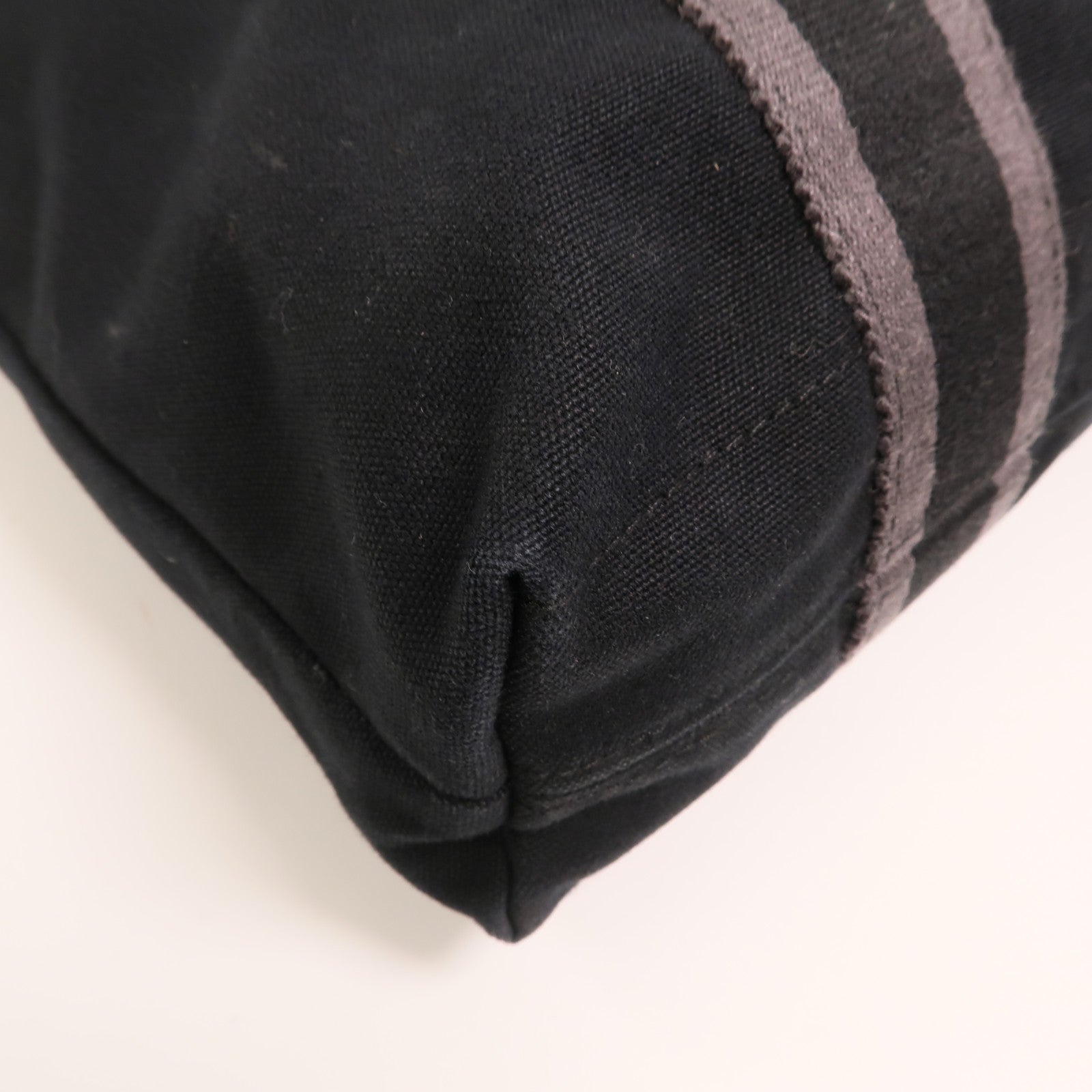 HERMES 帆布Fourre Tout Cabas手挽袋Black
