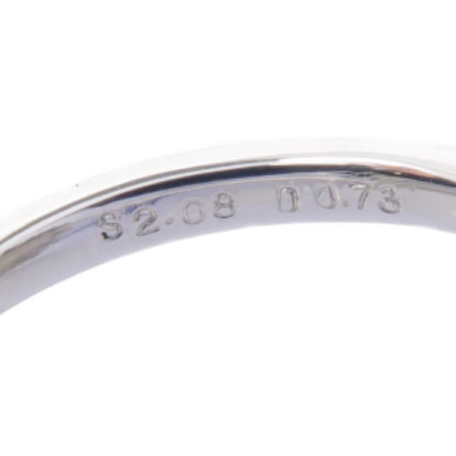 JEWELRY PT900鉑金Sapphire Diamond Ring 2.08ct藍寶石/0.73ct鑽石戒指US#6.25