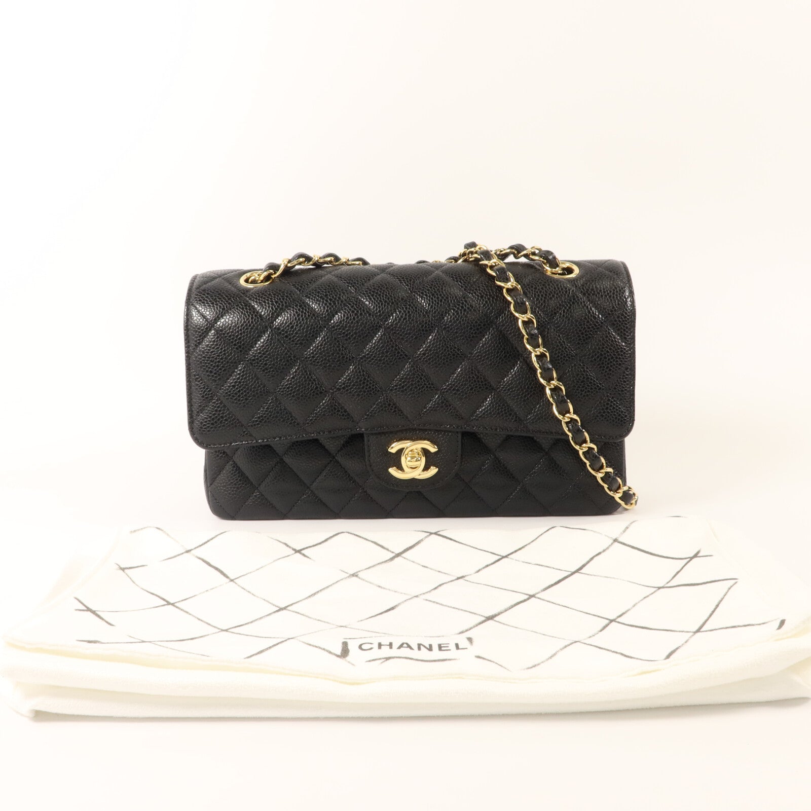 CHANEL 牛皮皮革Classic 25鏈帶肩背袋