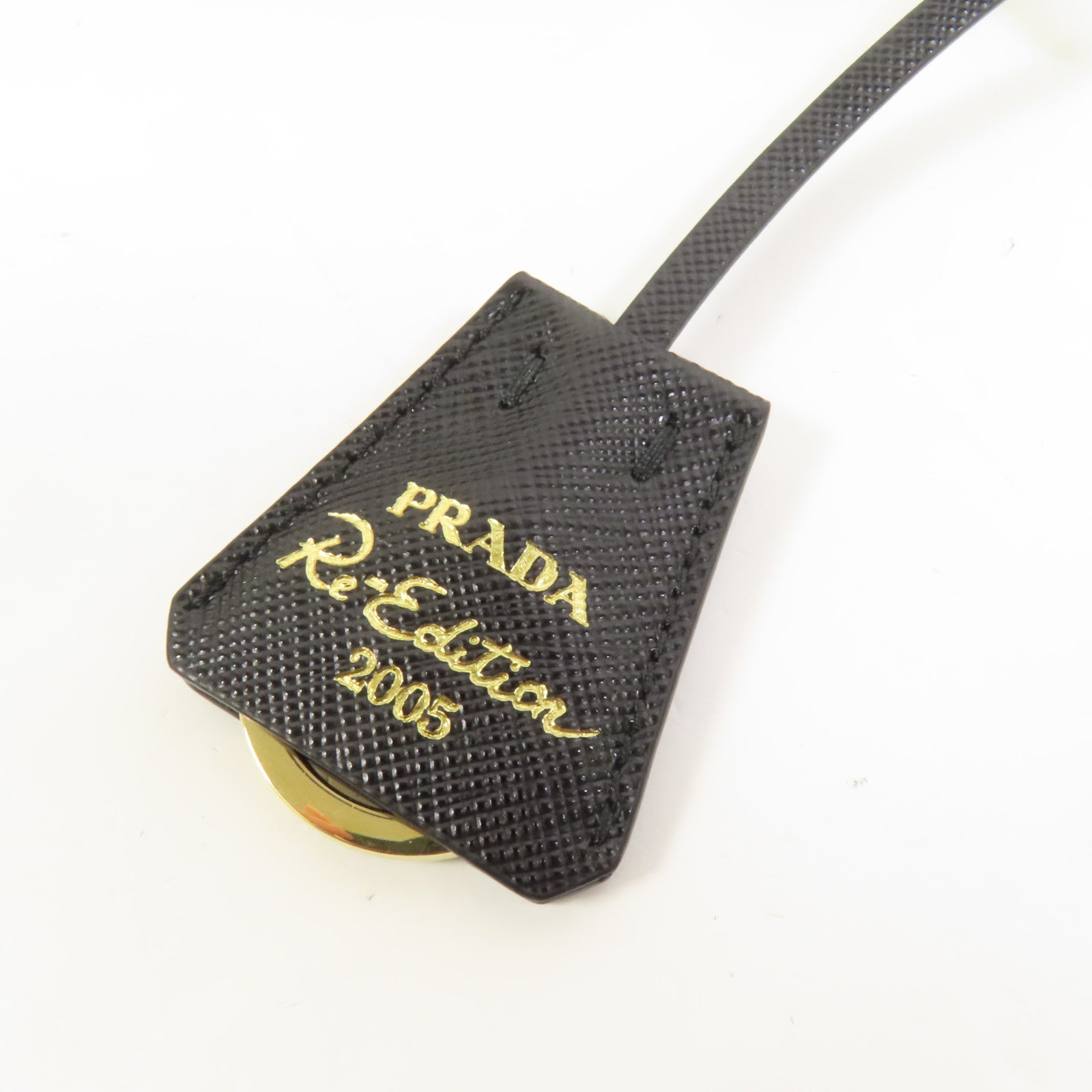 PRADA 尼龍Re-Edition 2005金扣手挽袋