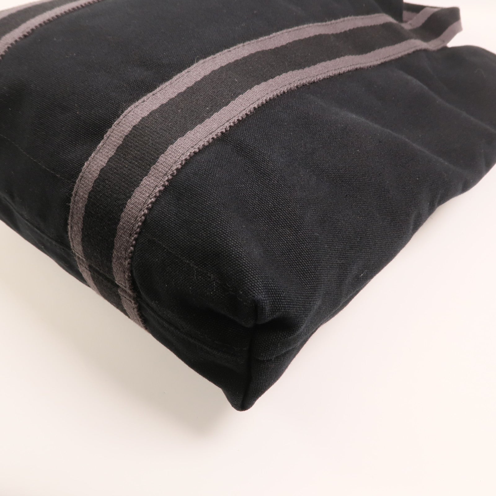 HERMES 帆布Fourre Tout Cabas手挽袋Black