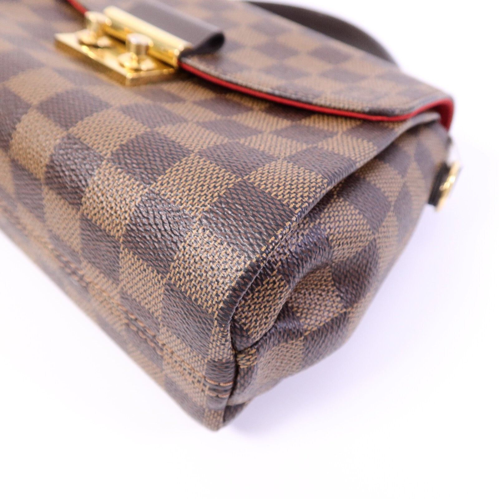 LOUIS VUITTON Damier Croisette手挽肩背兩用袋