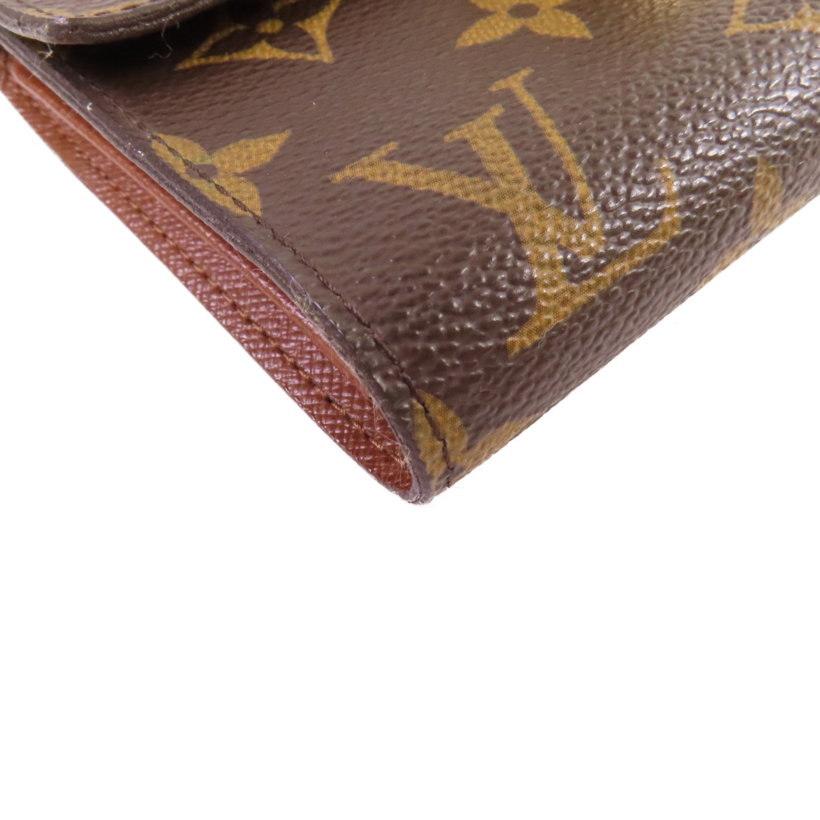 LOUIS VUITTON Monogram Portefeuille Koala Trifold Wallet金扣短錢包啡色