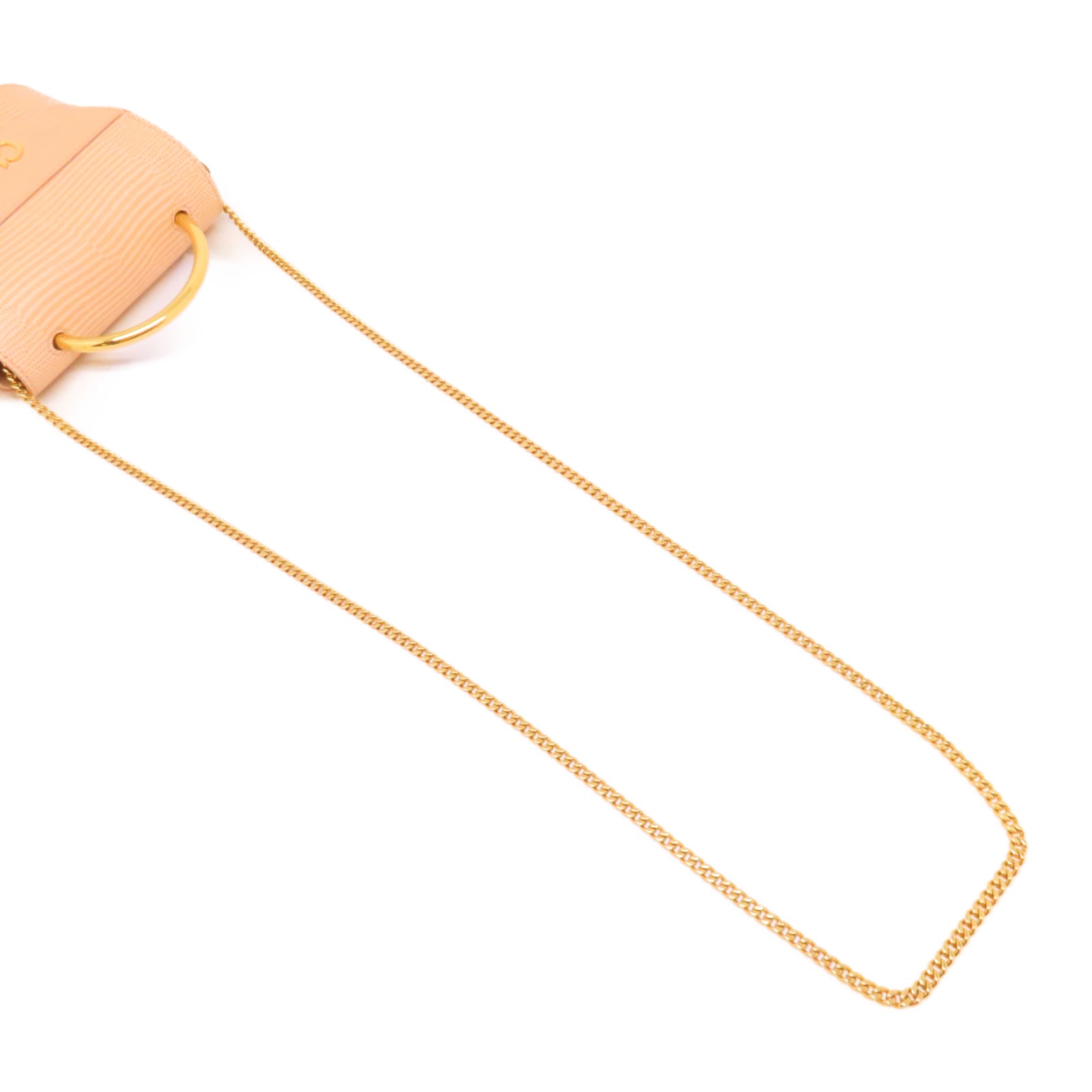 Chloe 【激減優惠】牛皮皮革Aby Lock金扣手挽鍊帶肩背兩用袋米色