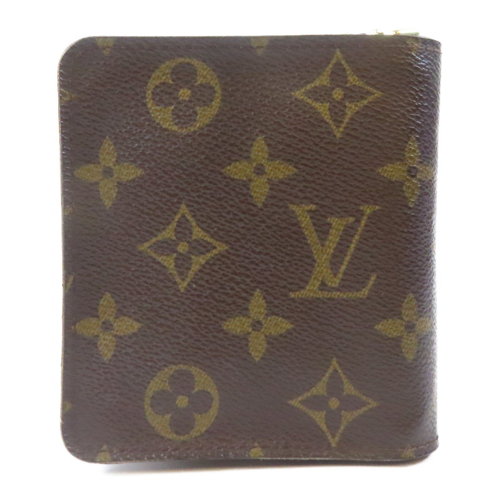 LOUIS VUITTON Monogram Wallet金扣錢包啡色