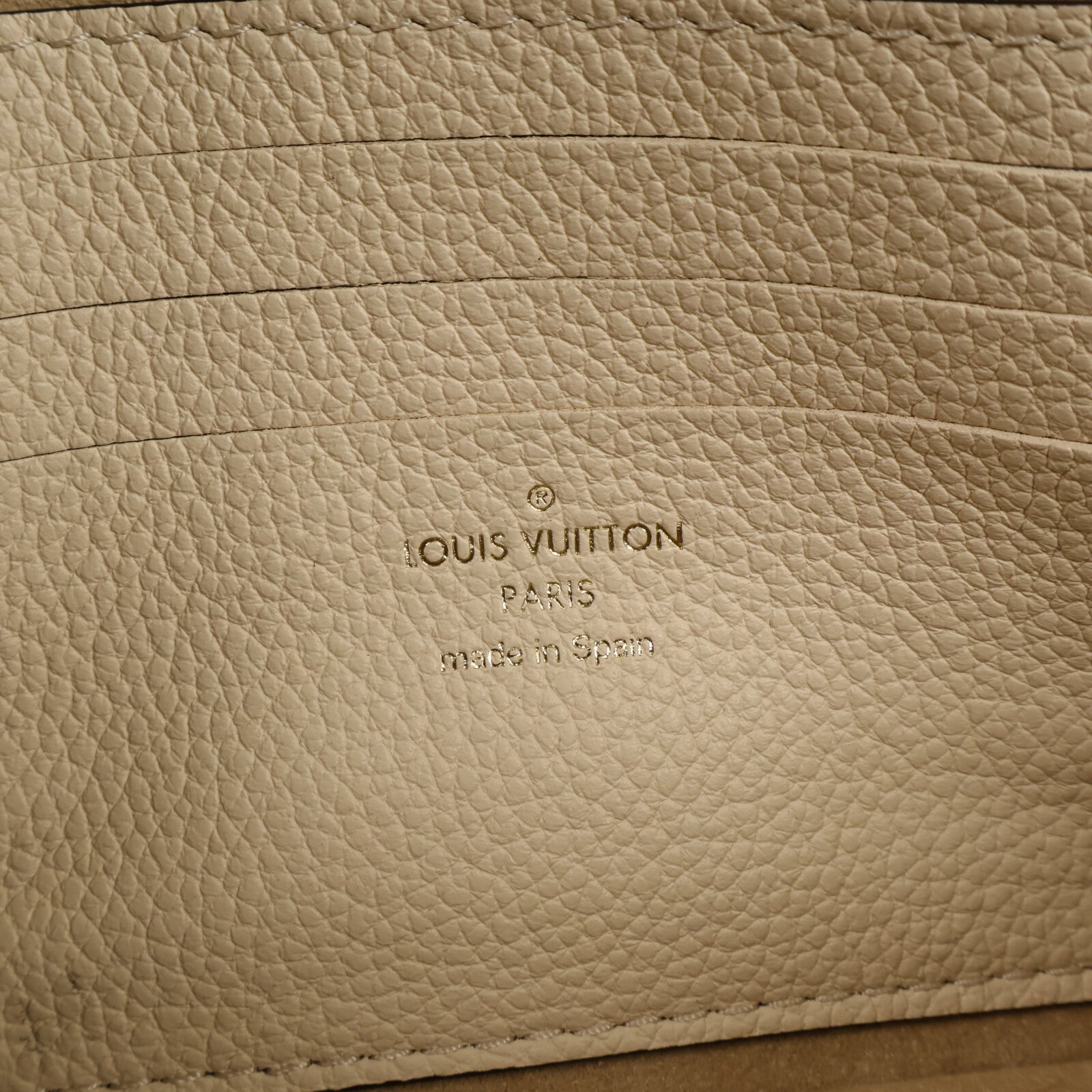 LOUIS VUITTON Monogram Empreinte Wallet on Chain Ivy肩背袋