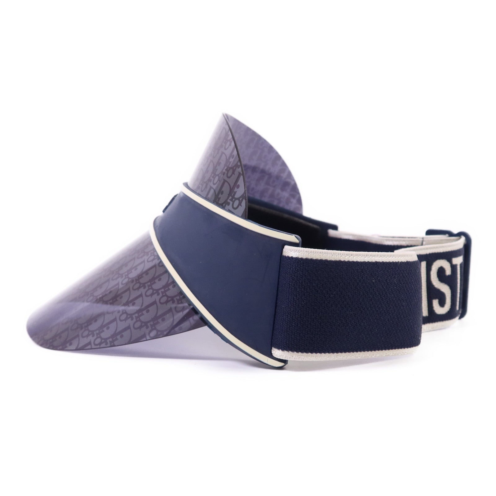 Dior PVC Blue Dior Oblique Visor Hat帽子