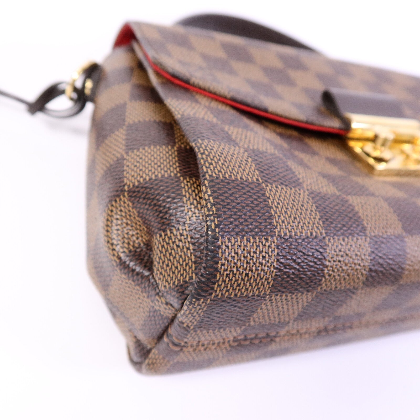 LOUIS VUITTON Damier Croisette手挽肩背兩用袋