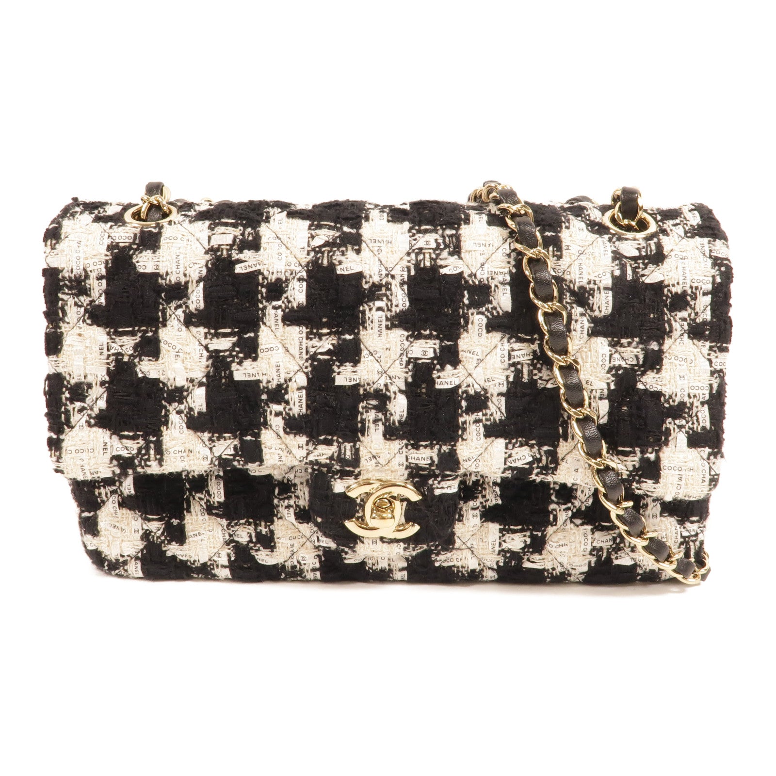 CHANEL Tweed Classic 25鏈帶肩背袋