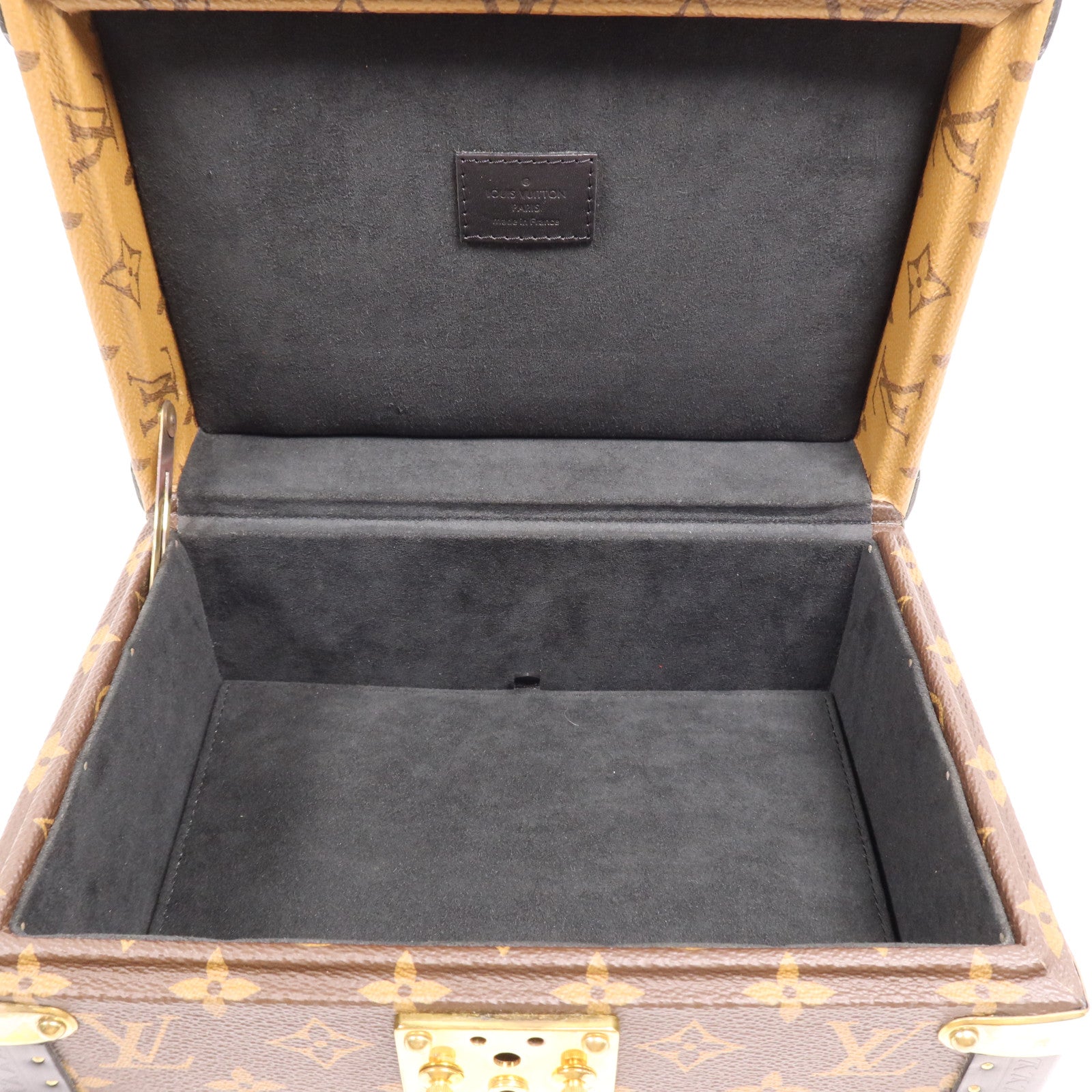 LOUIS VUITTON Monogram Coffret Tresor 24金扣行李箱