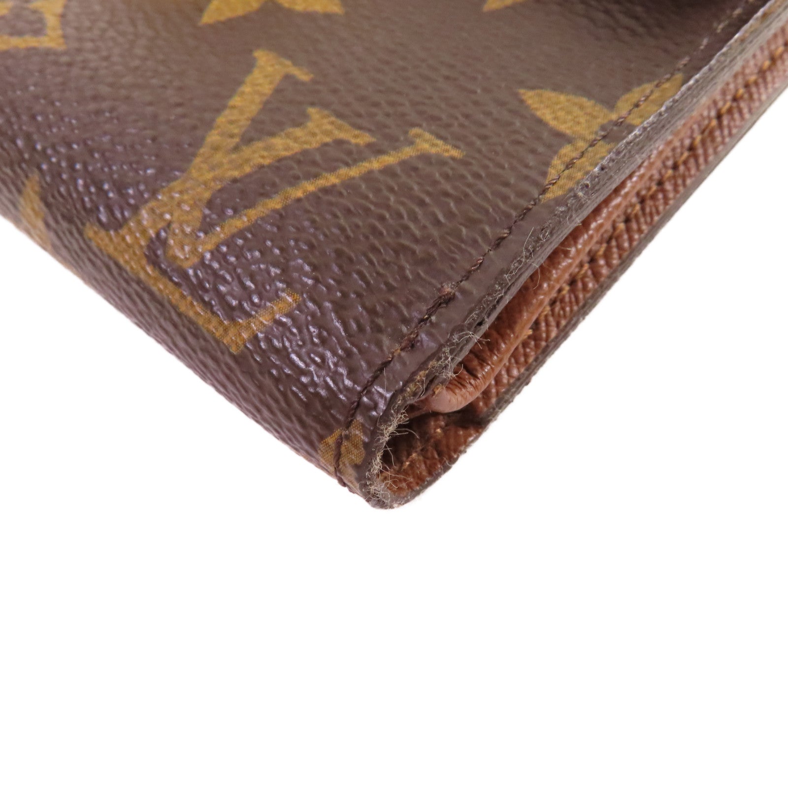 LOUIS VUITTON Monogram Portefeuille Koala Trifold Wallet金扣短錢包啡色
