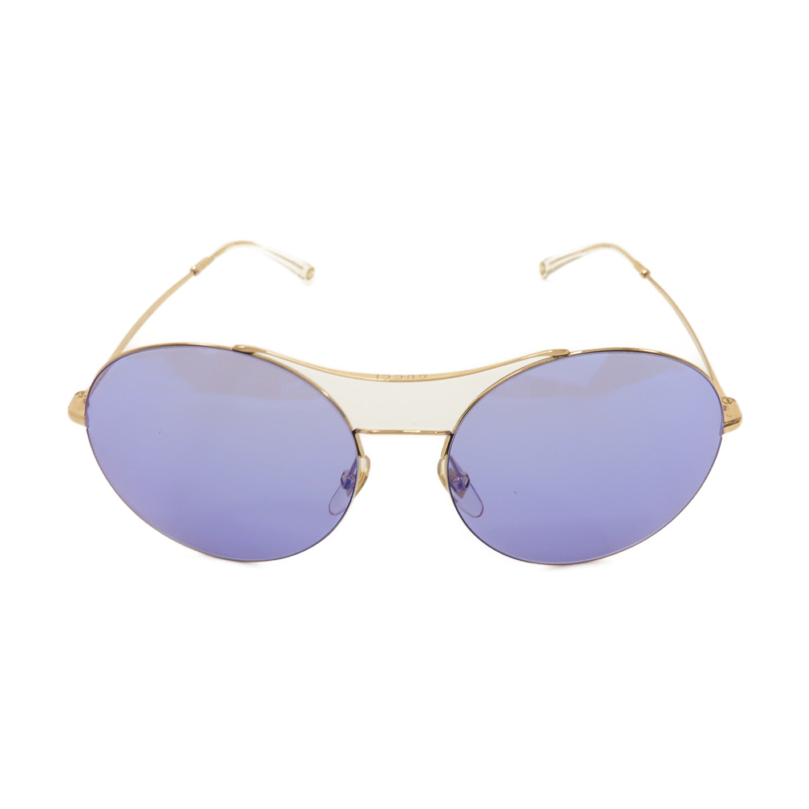 GUCCI 【激減優惠】PVC Sunglasses太陽眼鏡藍色/金色