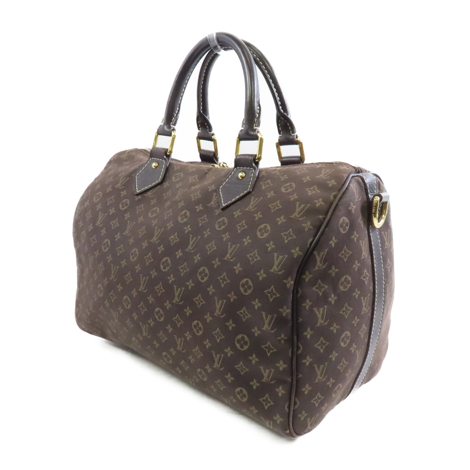 LOUIS VUITTON Monogram Idylle Speedy Bandouliere 30金扣手挽肩背兩用袋棕色