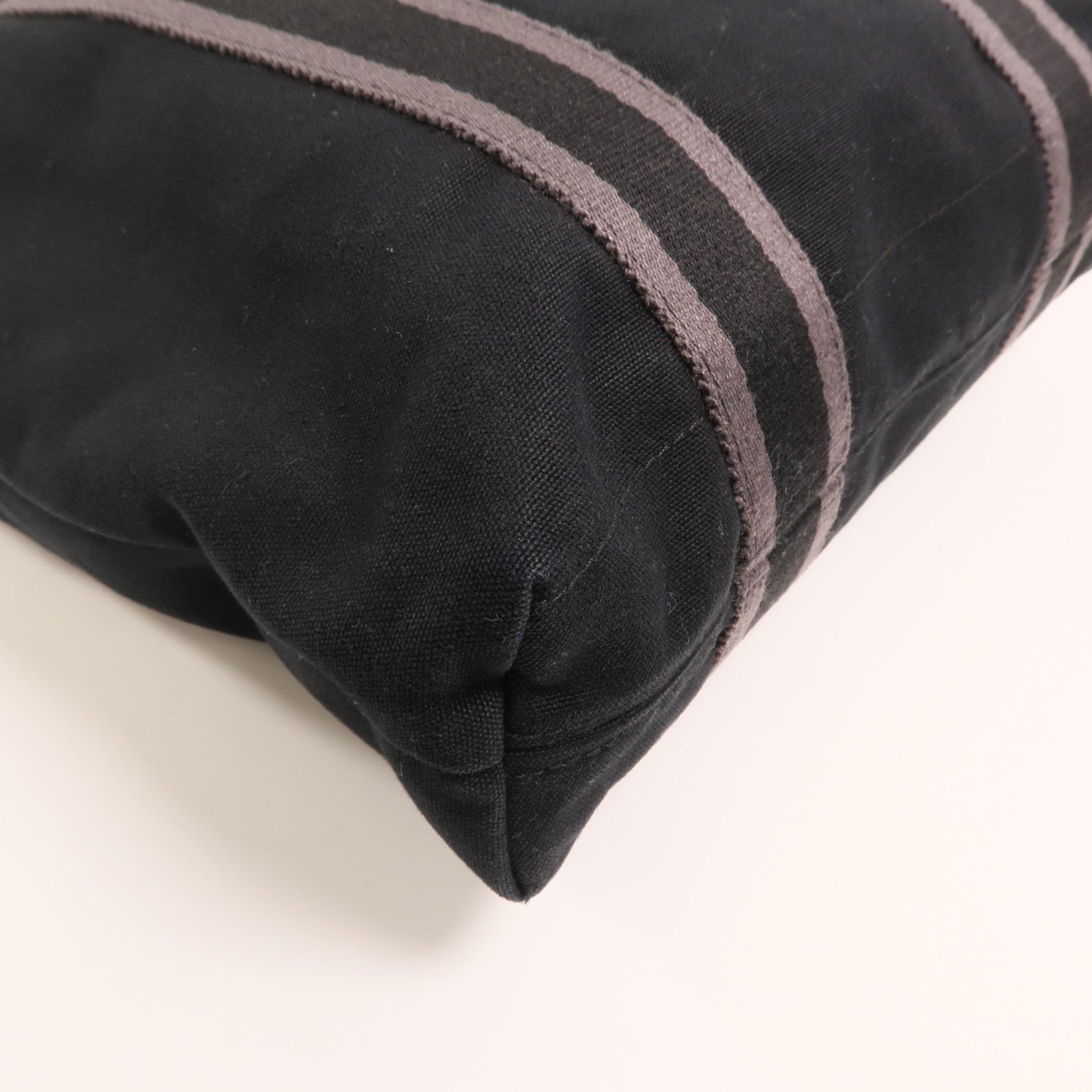 HERMES 帆布Fourre Tout Cabas手挽袋Black