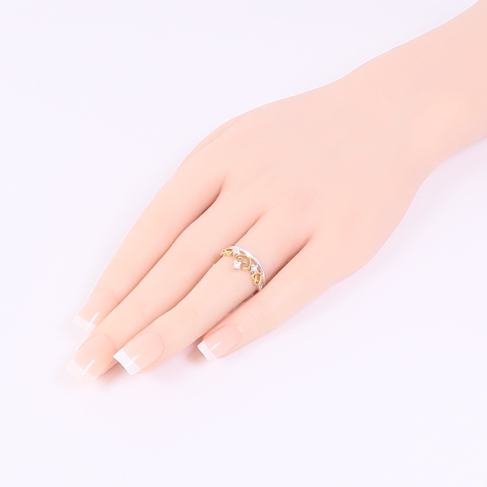 JEWELRY 18K黃金/白金Diamond Ring鑽石戒指US#6