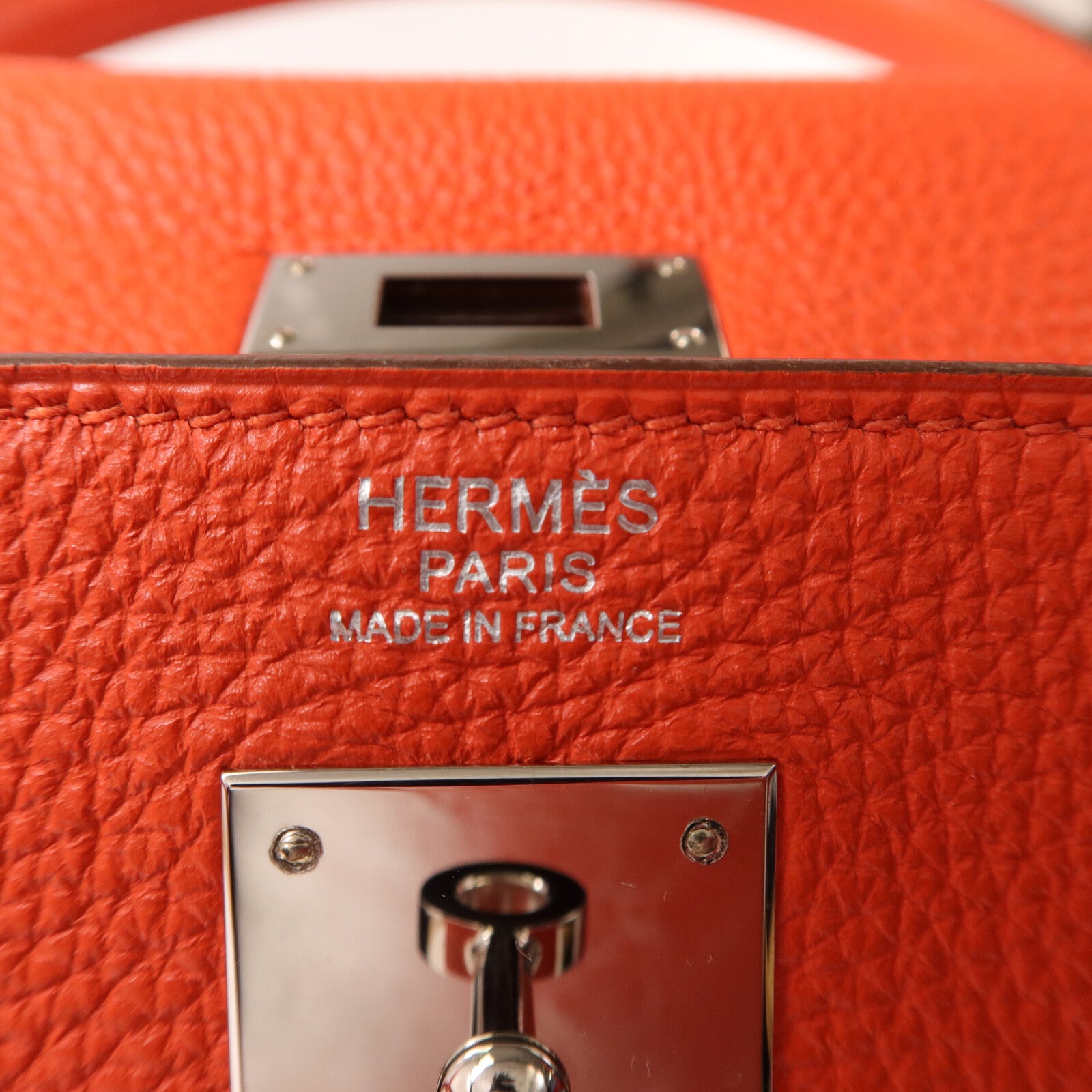 HERMES Togo皮革Kelly 32手挽肩背兩用袋Capucine