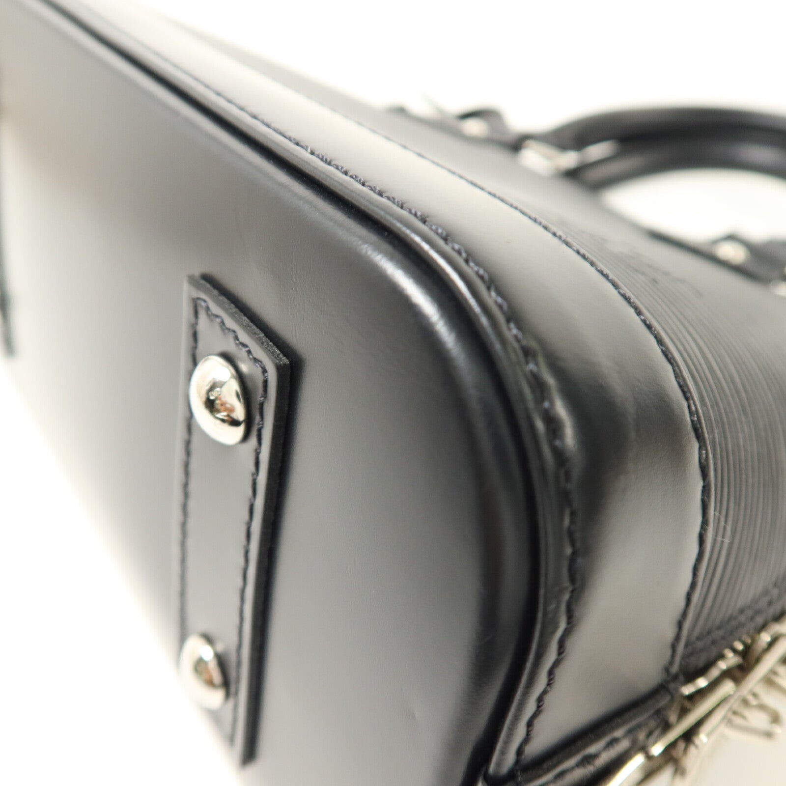 LOUIS VUITTON Epi Alma BB銀扣手挽肩背兩用袋