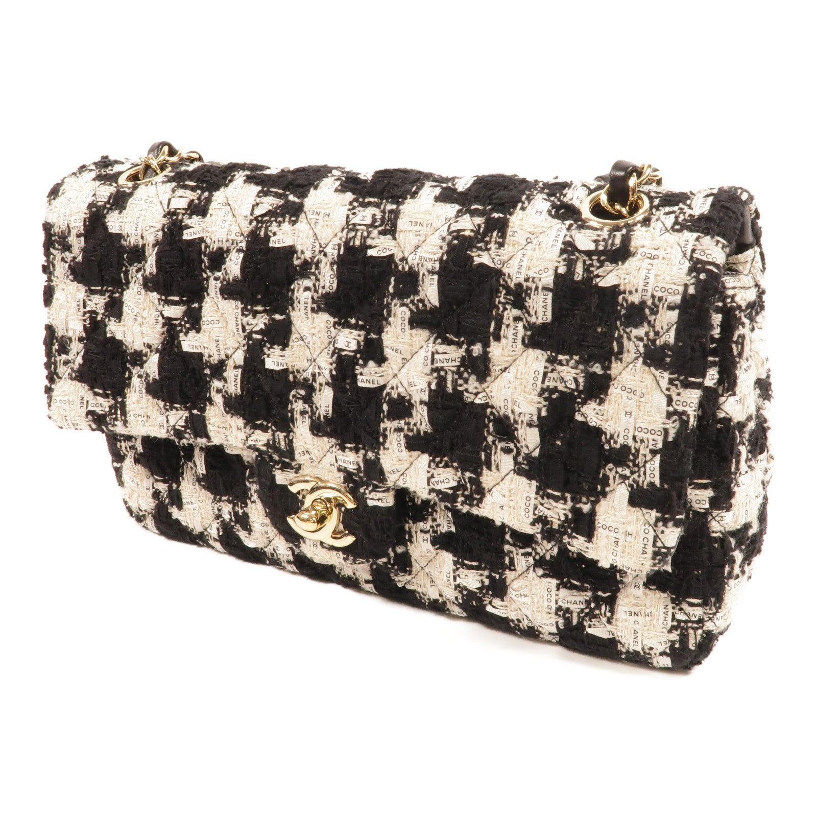 CHANEL Tweed Classic 25鏈帶肩背袋