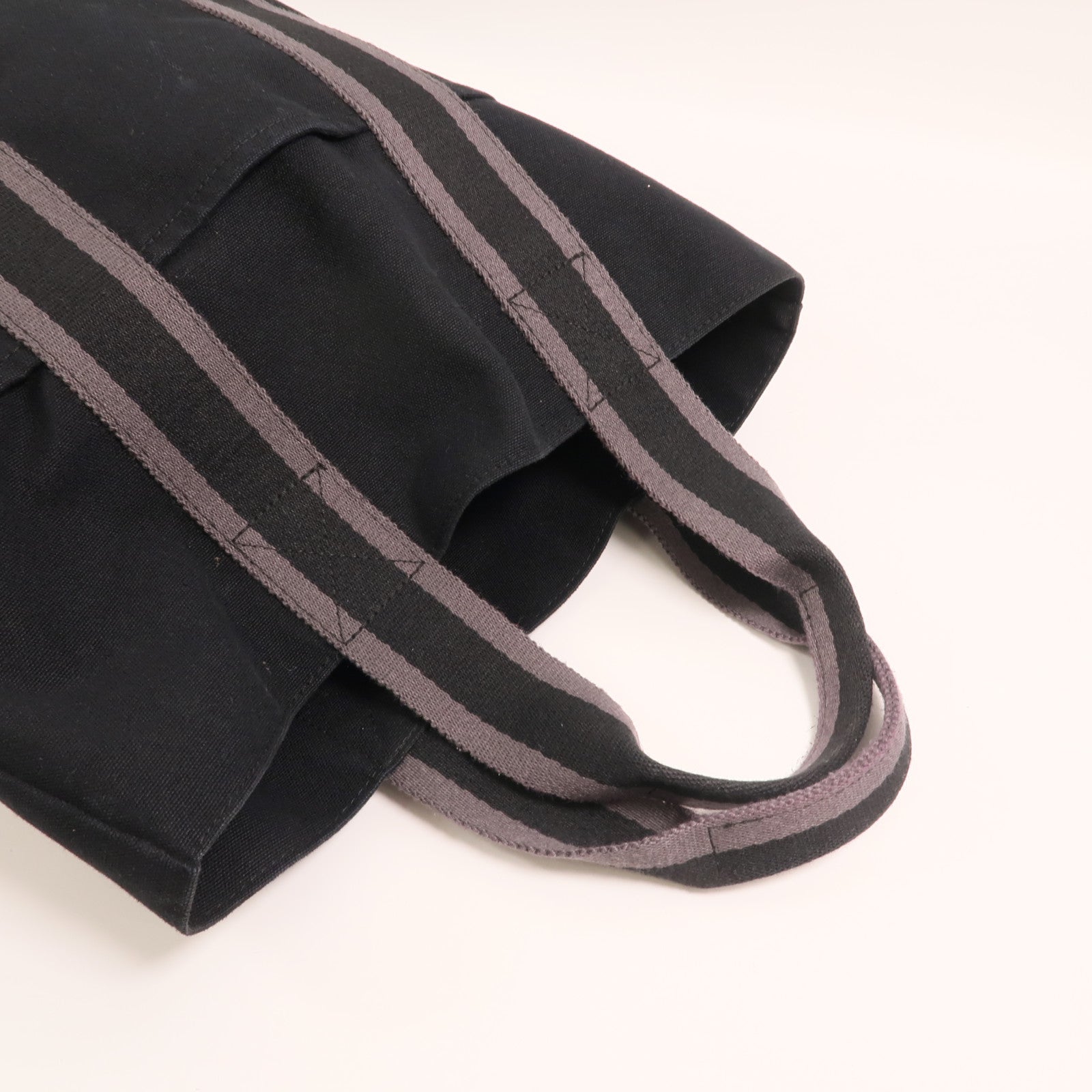 HERMES 帆布Fourre Tout Cabas手挽袋Black