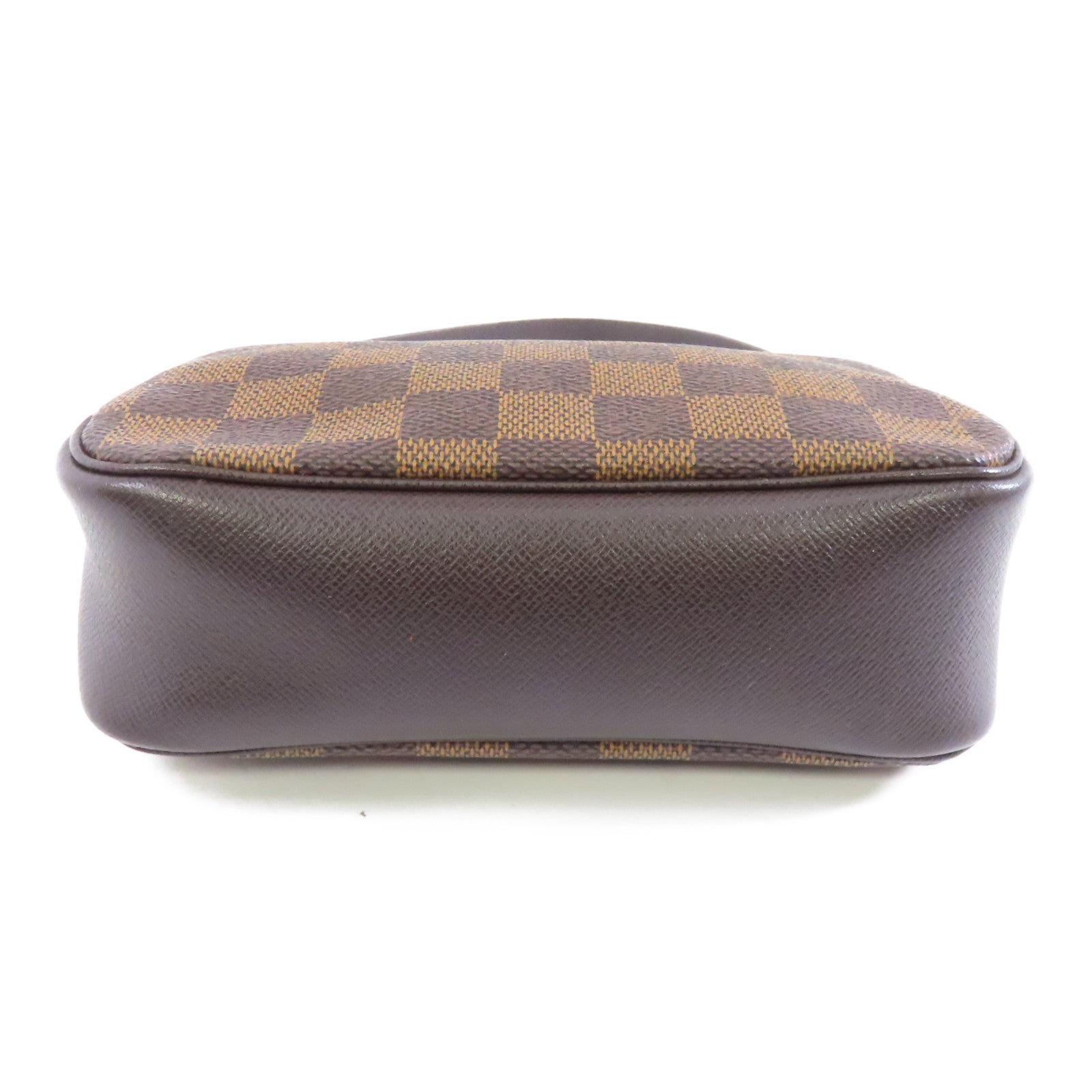 LOUIS VUITTON Damier Truth Makeup Bag金扣手挽袋啡色