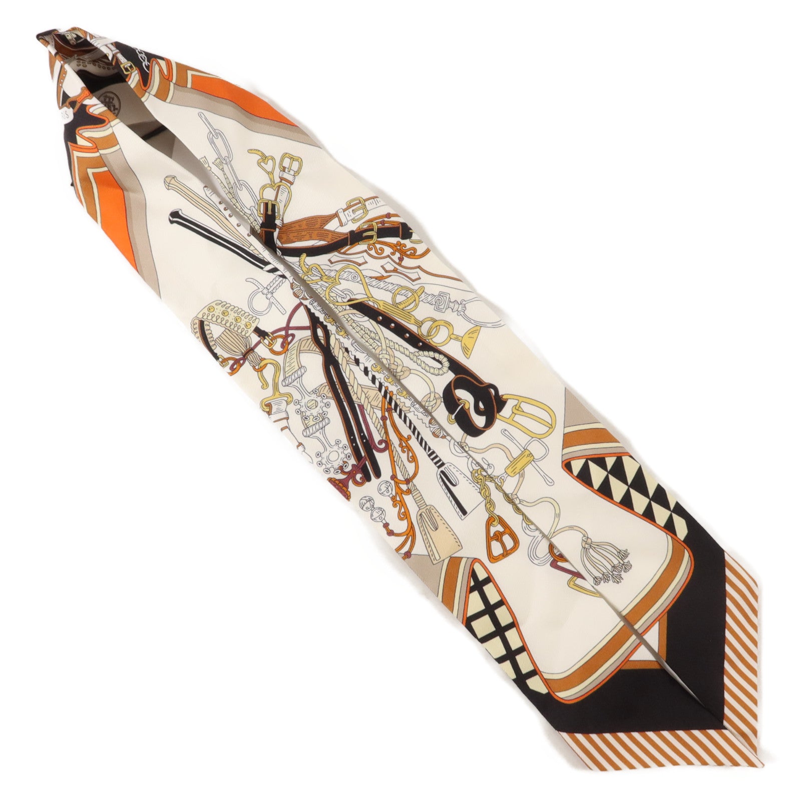 HERMES 絲質Twilly絲巾