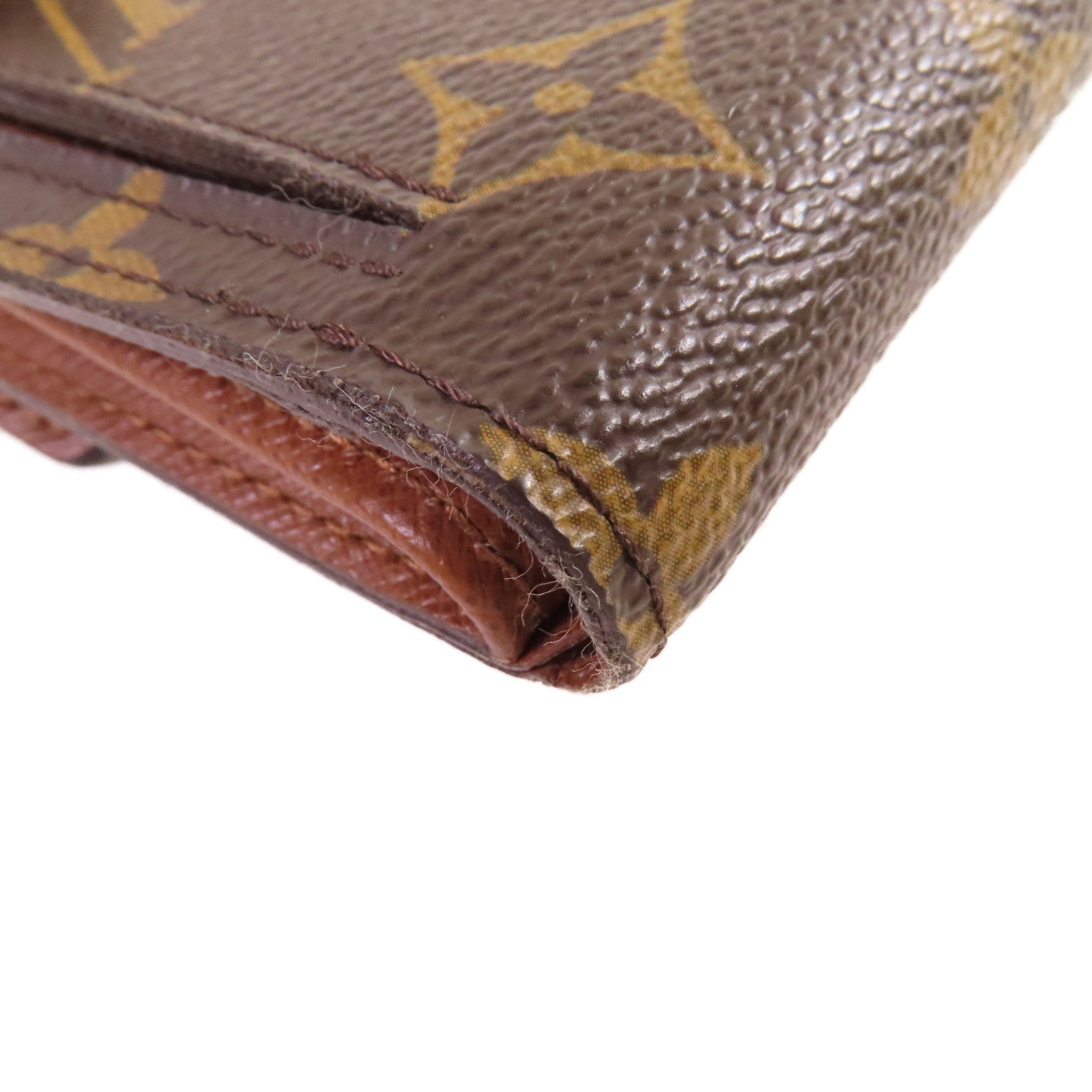 LOUIS VUITTON Monogram Portefeuille Koala Trifold Wallet金扣短錢包啡色