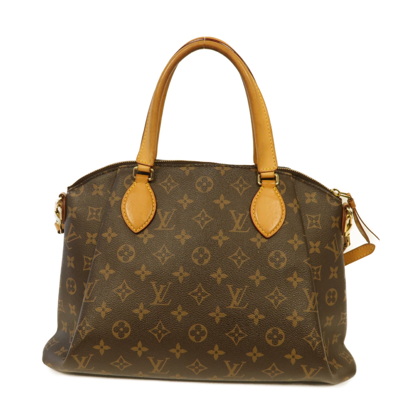 LOUIS VUITTON 【激減優惠】Monogram Rivoli MM金扣手挽肩背兩用袋棕色