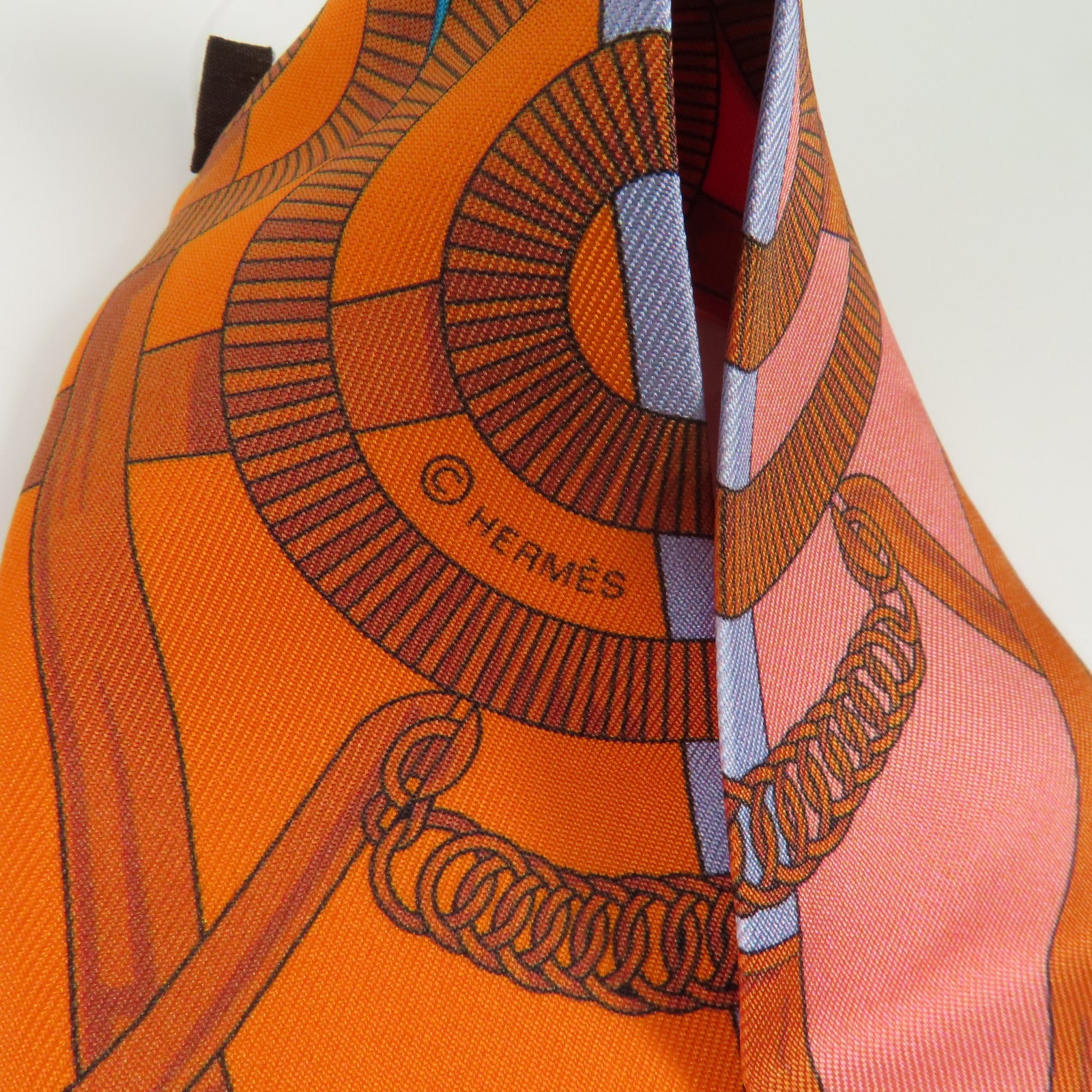 HERMES 絲質Twilly絲巾