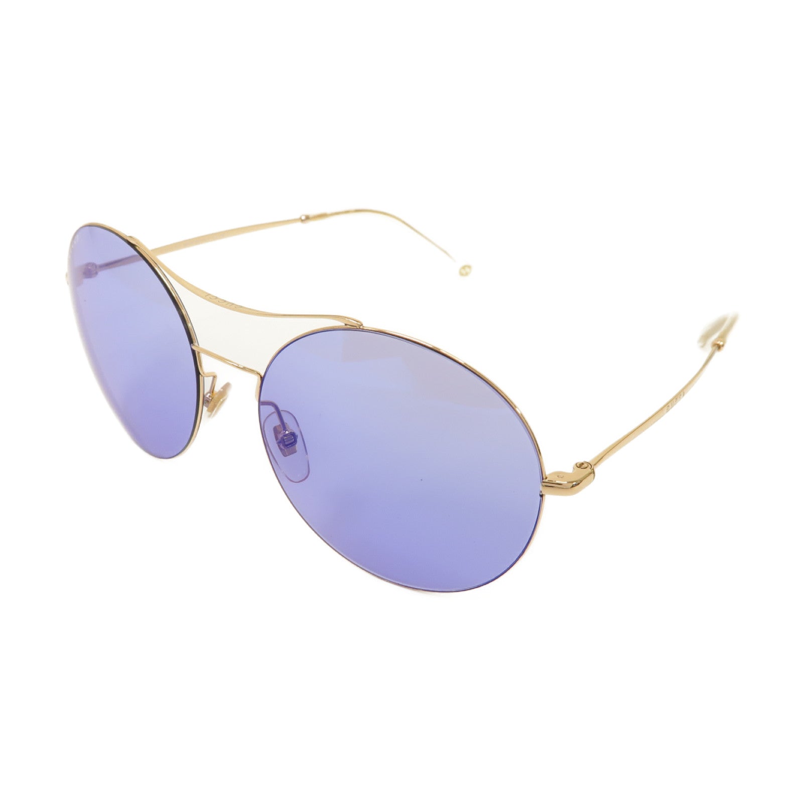 GUCCI 【激減優惠】PVC Sunglasses太陽眼鏡藍色/金色