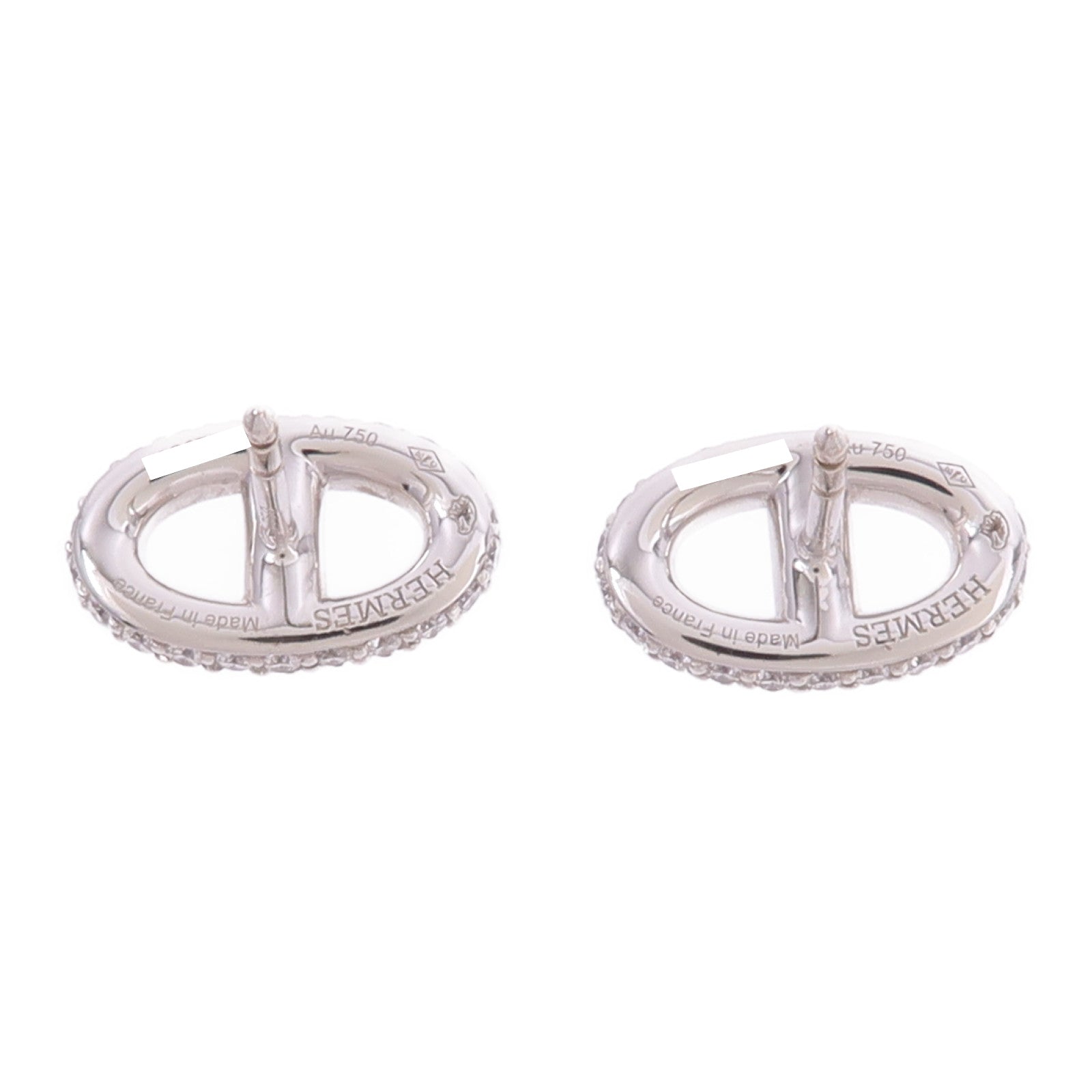 HERMES 18K白金Farandole Earrings鑽石耳環