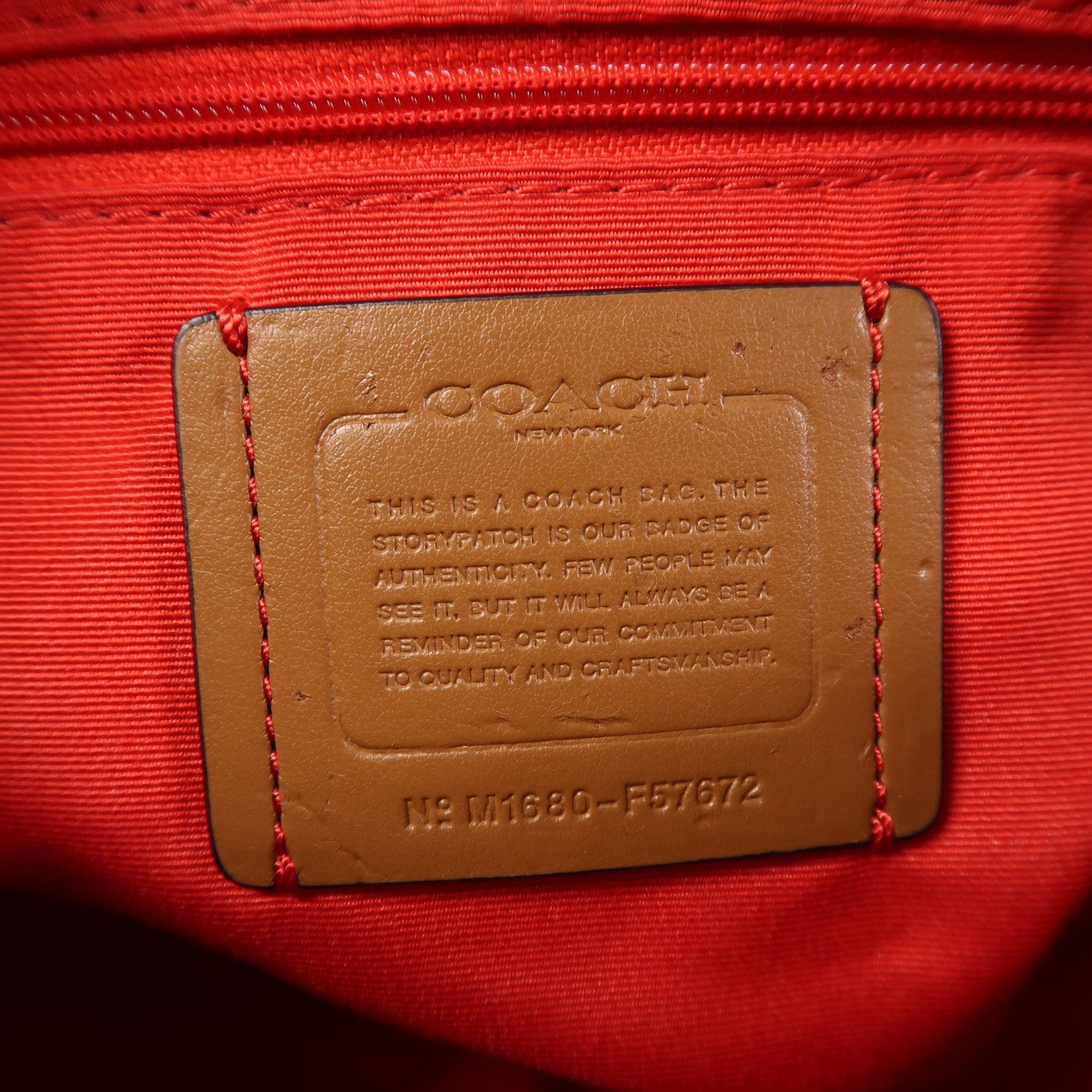 COACH 塗層帆布2 Way Shoulder銀扣手挽肩背兩用袋
