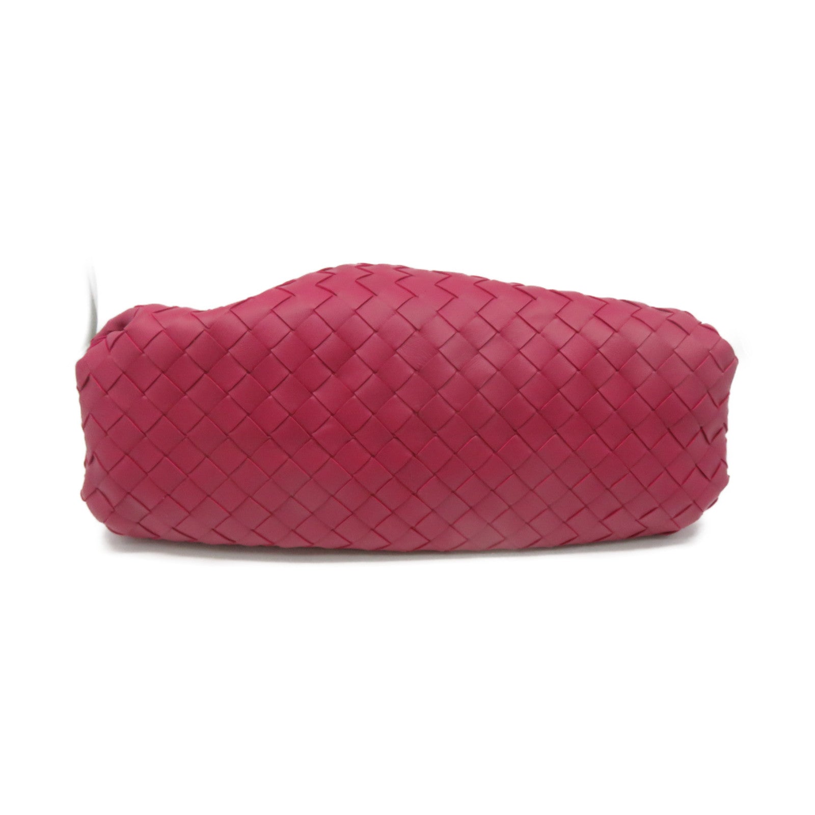 BOTTEGA VENETA 【清倉大減價】織紋皮革Clutch Bag手拿包酒紅色