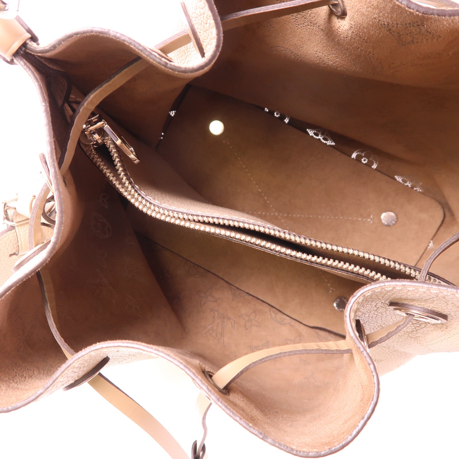 LOUIS VUITTON Mahina Muria銀扣手挽肩背兩用袋