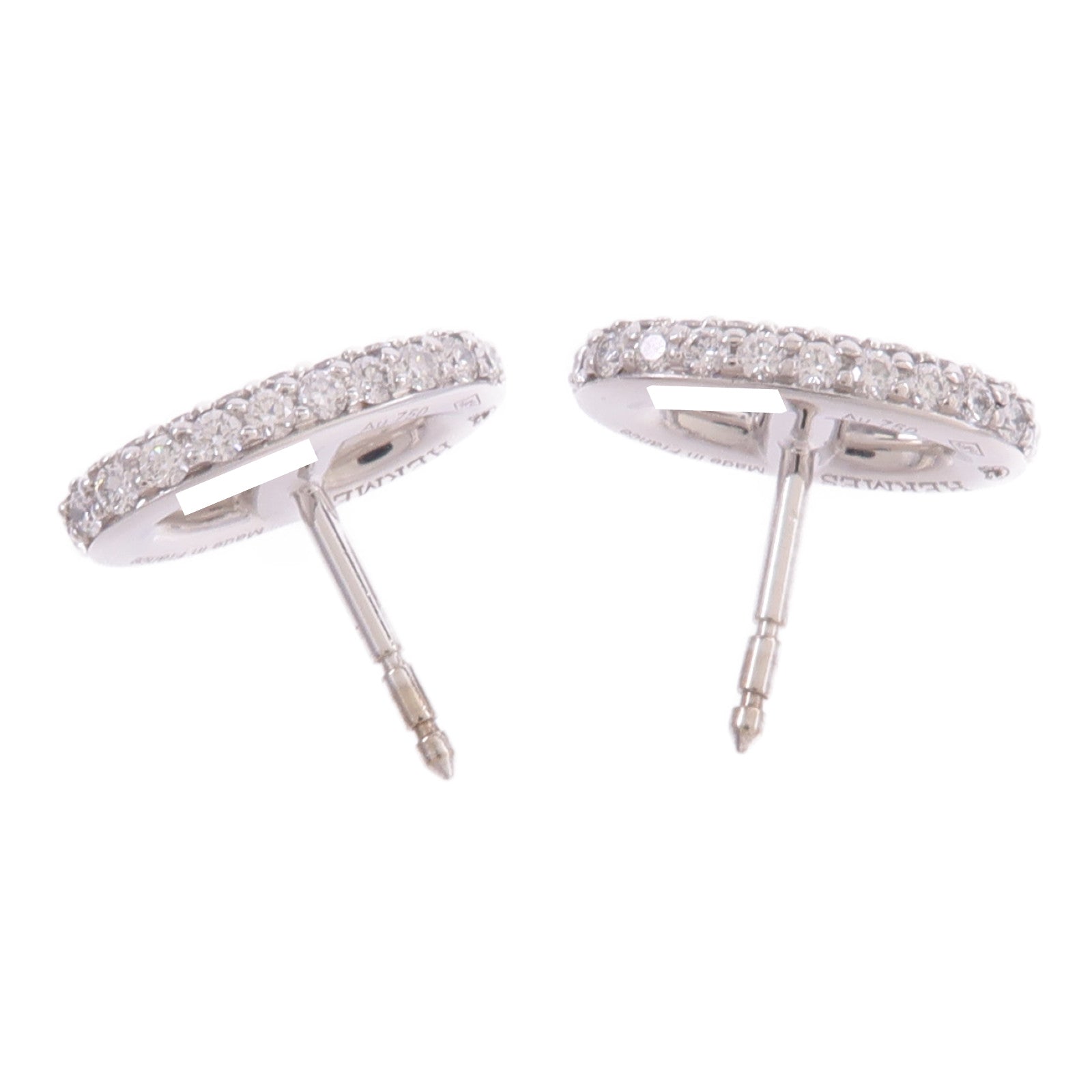 HERMES 18K白金Farandole Earrings鑽石耳環