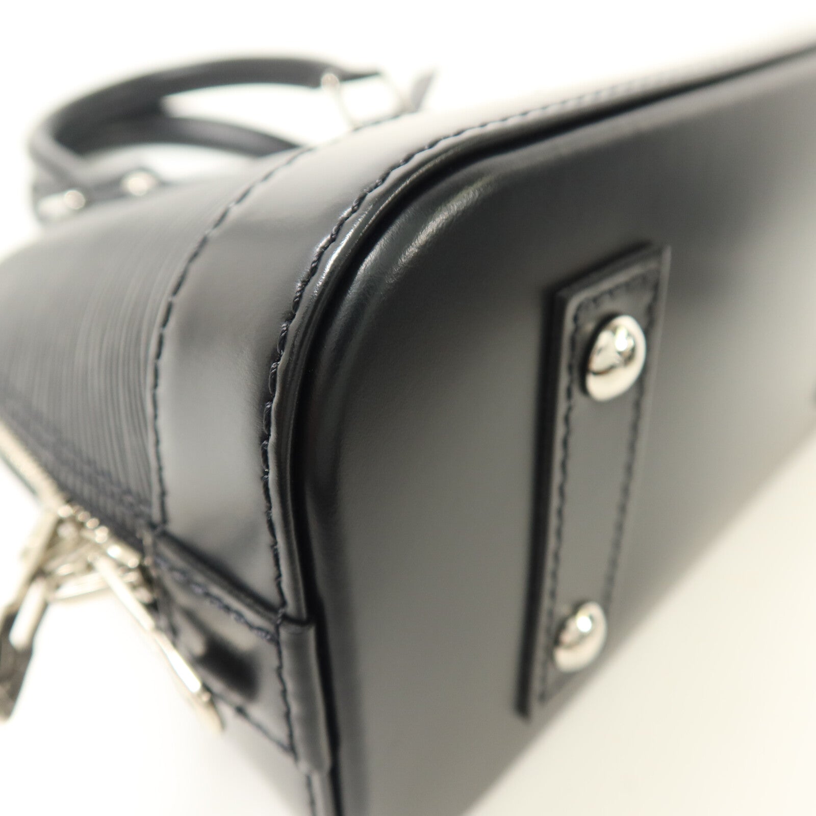 LOUIS VUITTON Epi Alma BB銀扣手挽肩背兩用袋