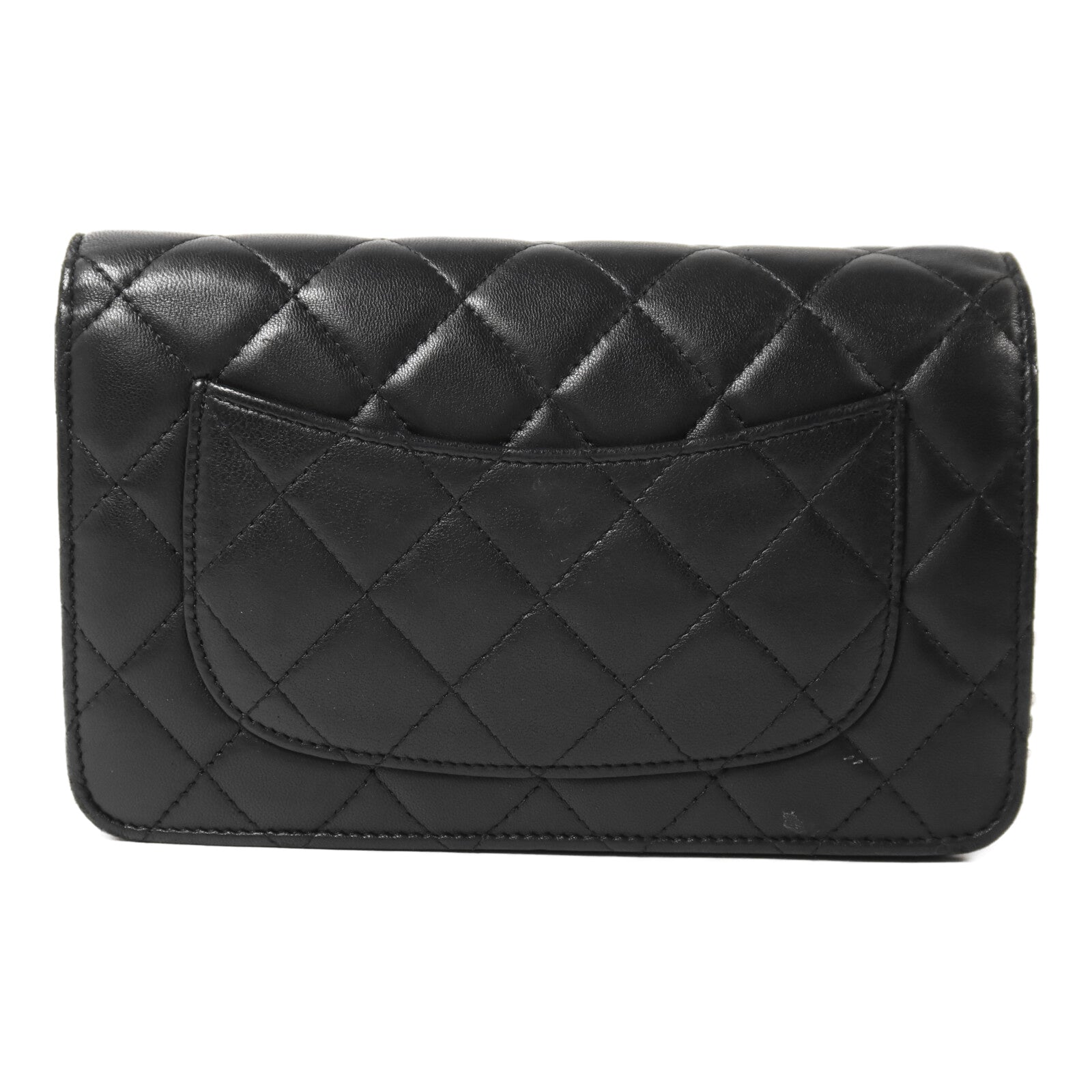 CHANEL 羊皮皮革WOC Wallet On Chain鏈帶肩背袋