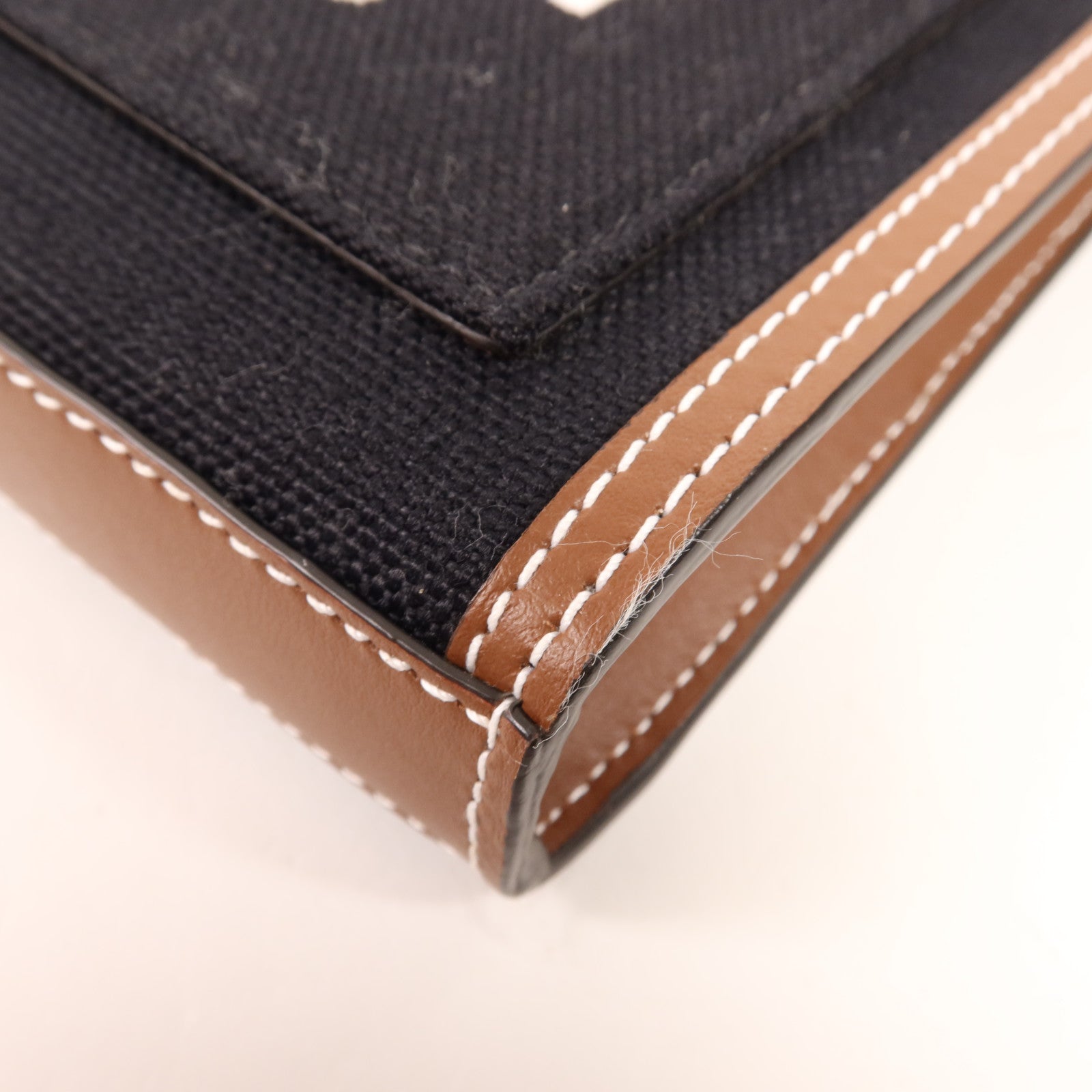 BURBERRY 帆布Shoulder Bag銀扣手挽肩背兩用袋