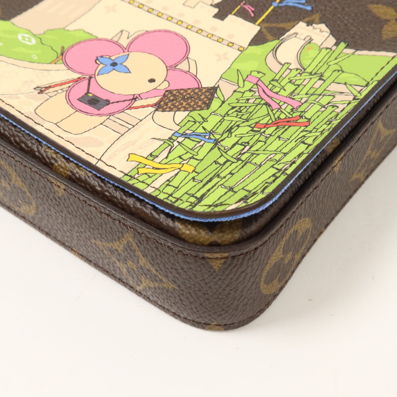 LOUIS VUITTON Monogram Pochette Felicie鏈帶肩背袋