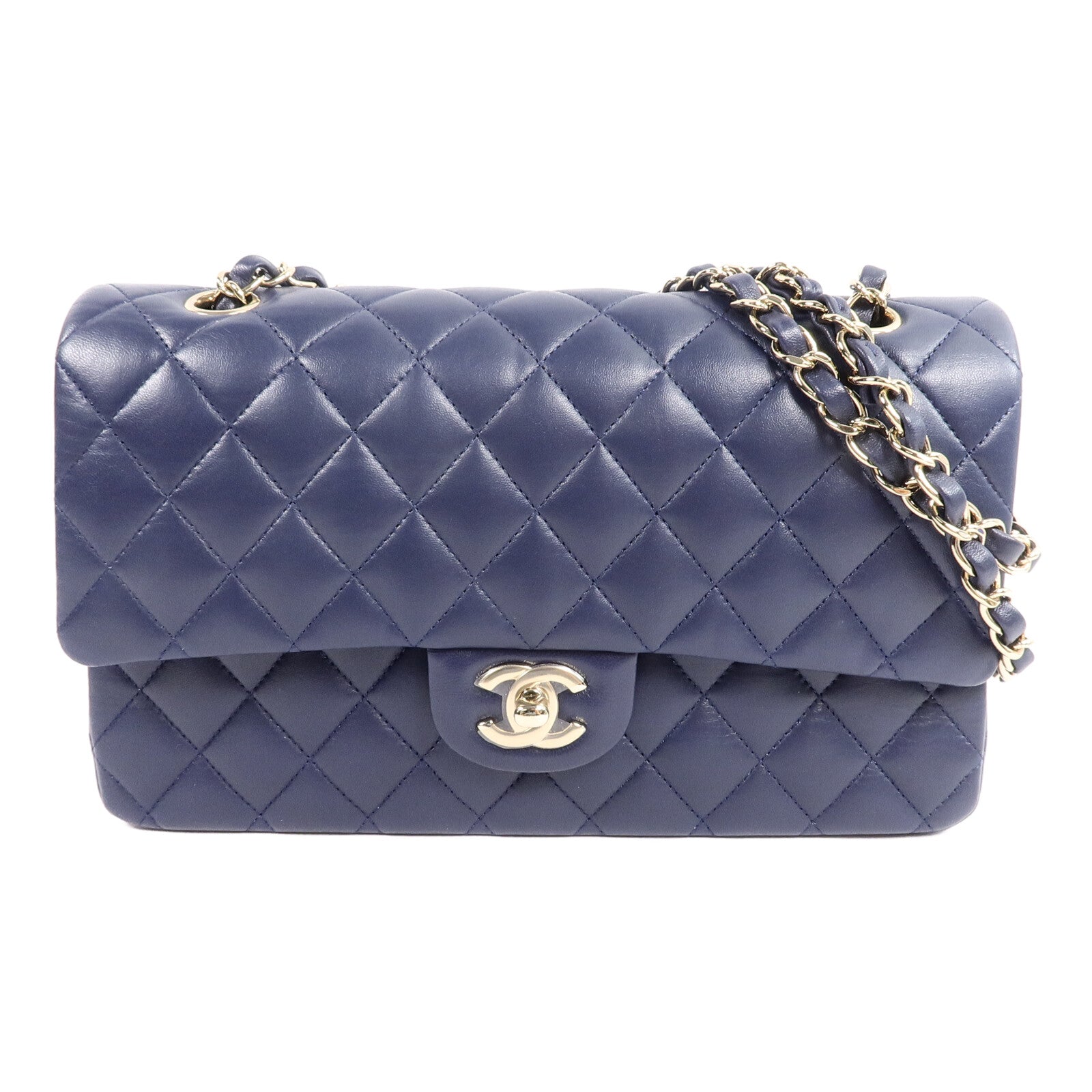 CHANEL 羊皮皮革Classic 25鏈帶手挽肩背兩用袋