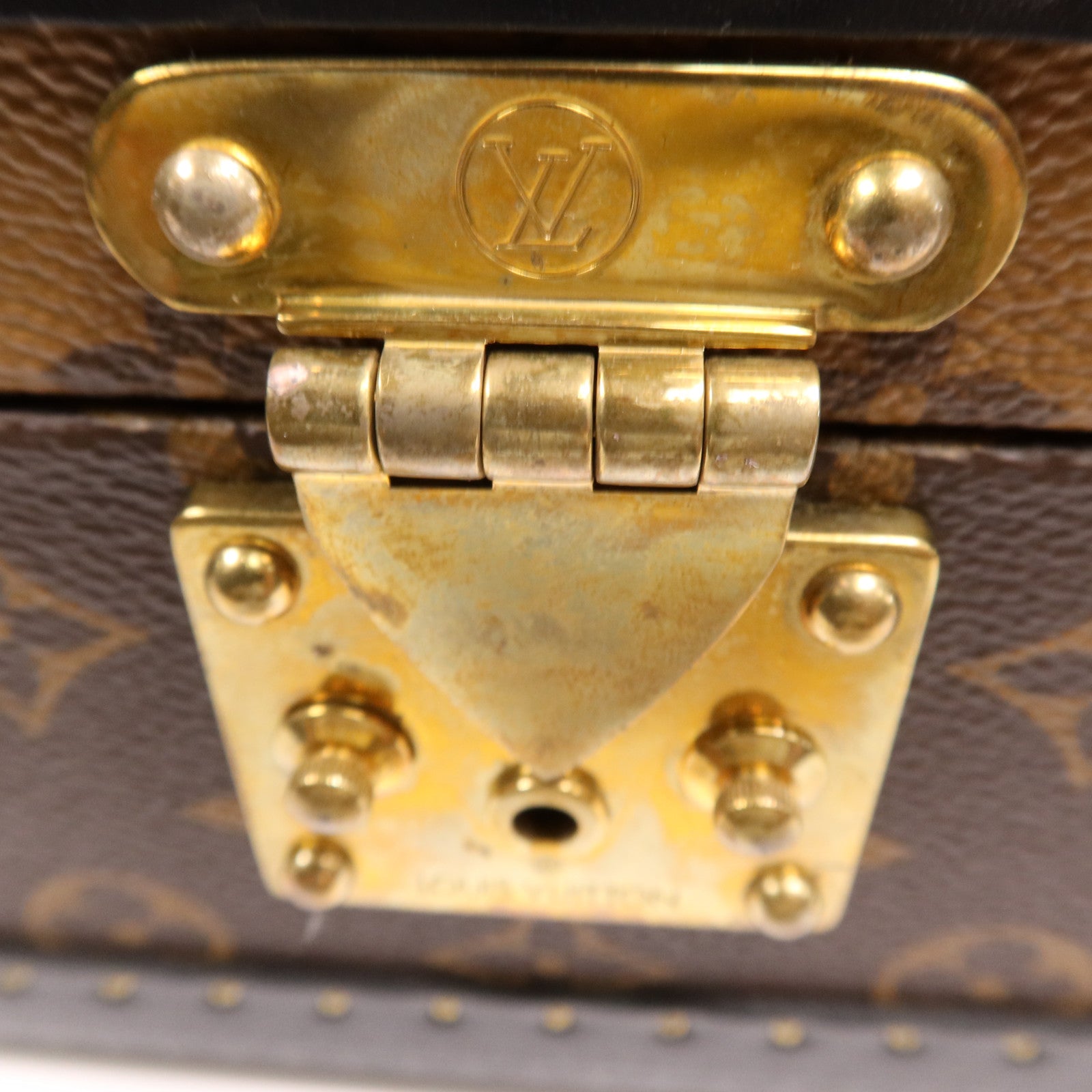 LOUIS VUITTON Monogram Coffret Tresor 24金扣行李箱