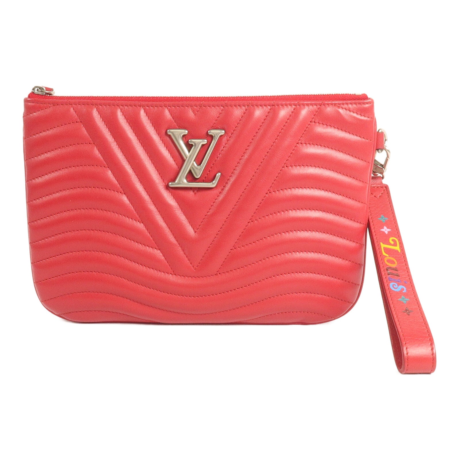 LOUIS VUITTON 牛皮皮革New Wave Clutch手拿包
