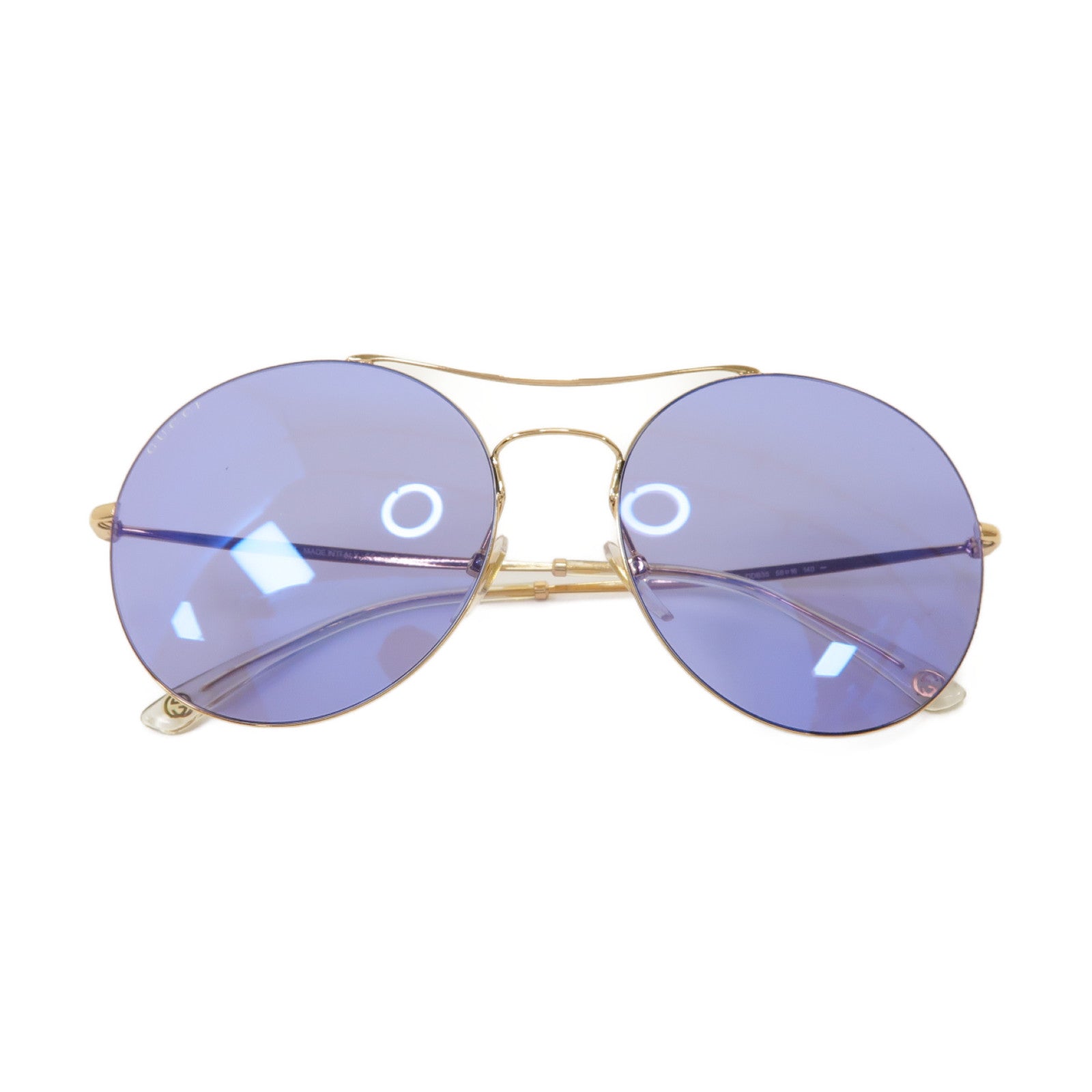 GUCCI 【激減優惠】PVC Sunglasses太陽眼鏡藍色/金色