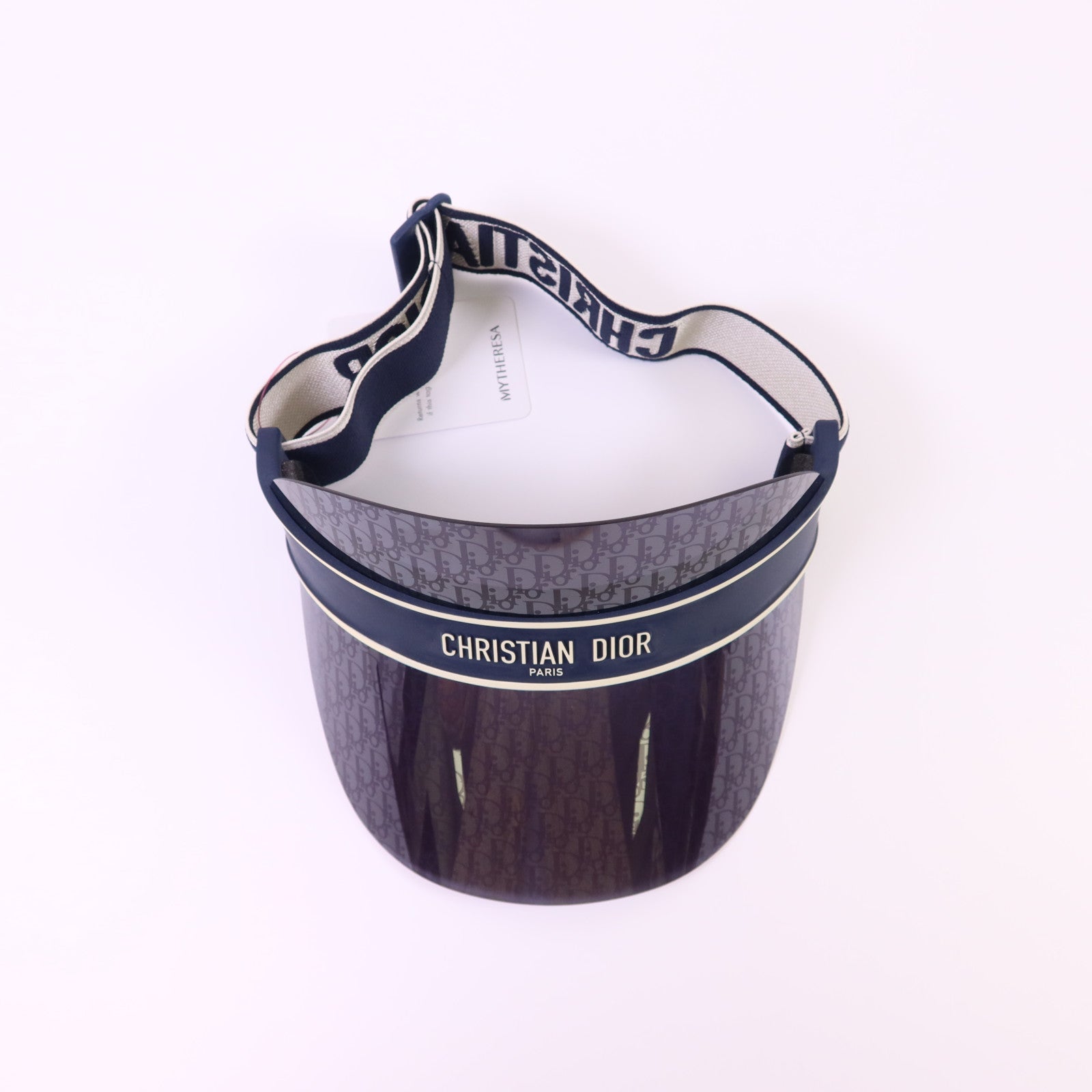 Dior PVC Blue Dior Oblique Visor Hat帽子